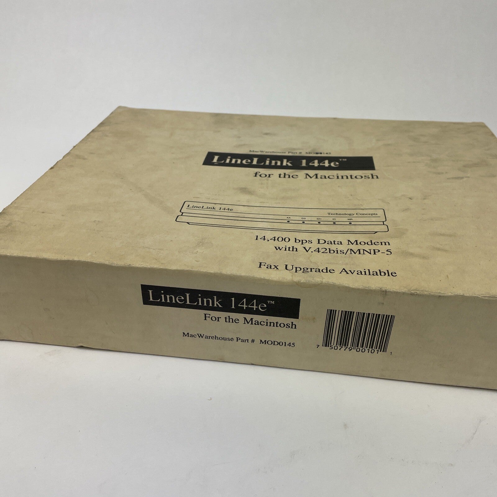 MacWarehouse LineLink 144e for Macintosh 14,400 bps Data Modem w V.42bis/MPN-5