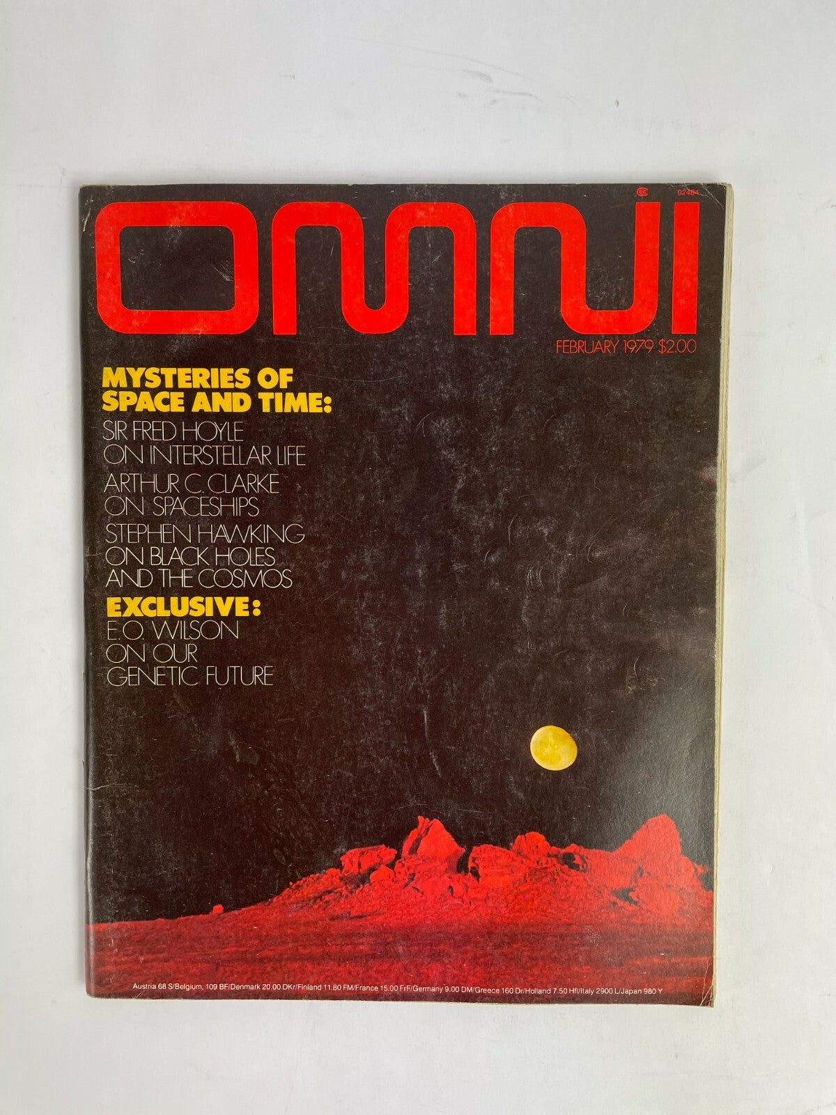 February 1979 Omni Magazine Mysteries of Space And Time Exclusive EO Wilson