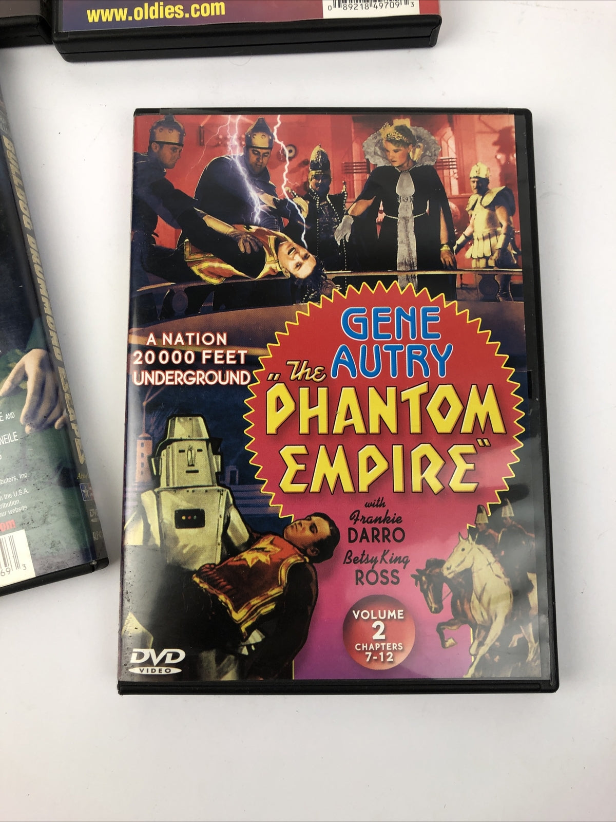 4 x Classic DVD TV Shows Movies Gene Autry Bob Steele Bela Lugosi Betsy King R