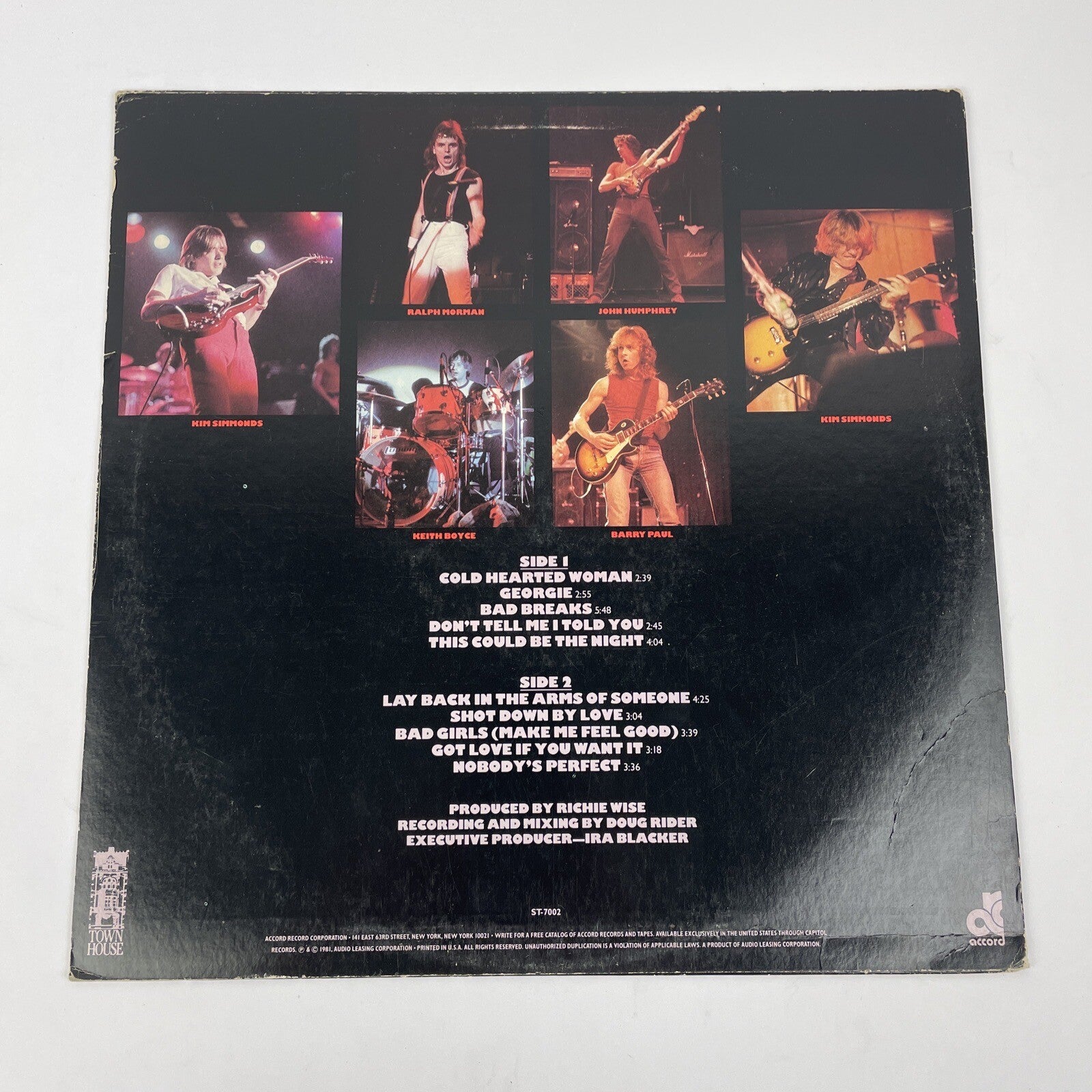 Savoy Brown Rock 'N' Roll Warriors LP - ST 7002 Tower House Records VINYL