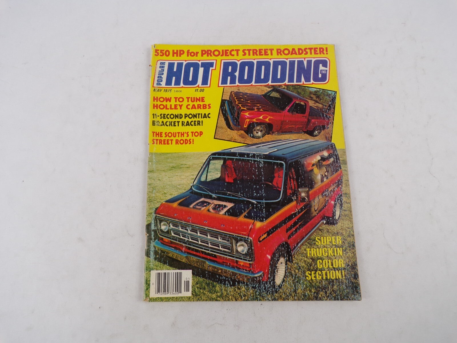 May 1976 Hot Rod Magazine 550HP For Project Street Roadster! How To Tune Holley