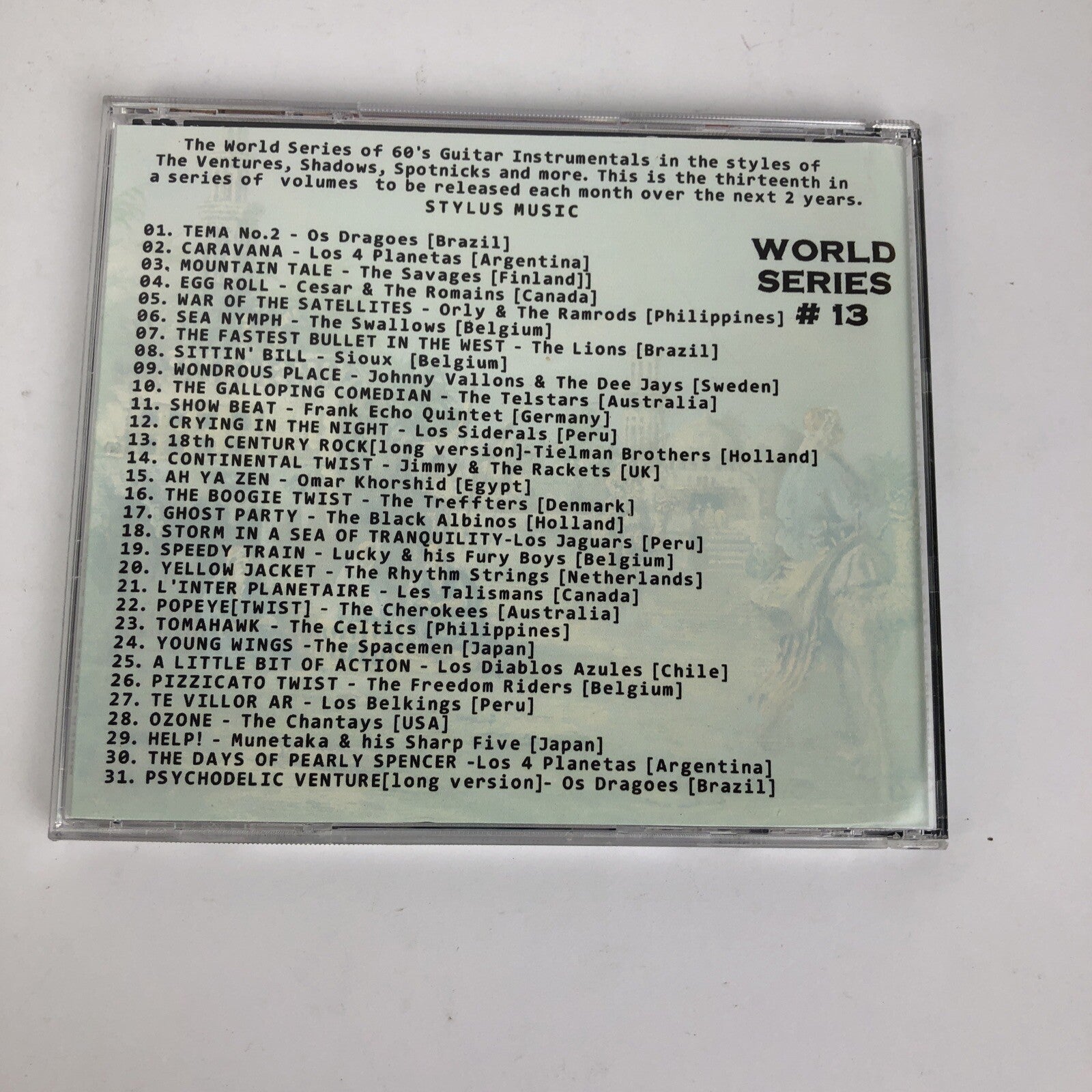 1960's Long Forgotten Rock Guitar Instrumentals from Around the World ( CD ) #2