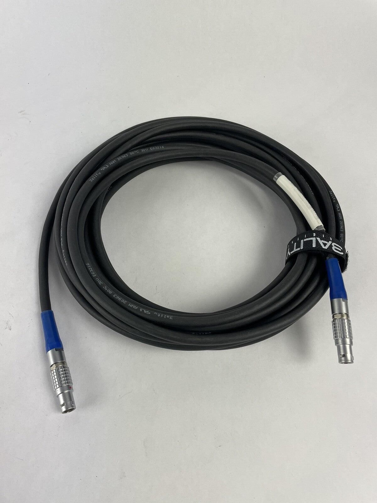 Lemo 10 pin FGG1B FGG.1B FGG Male to Male AWM20963 Multiconductor Cable 32' ft