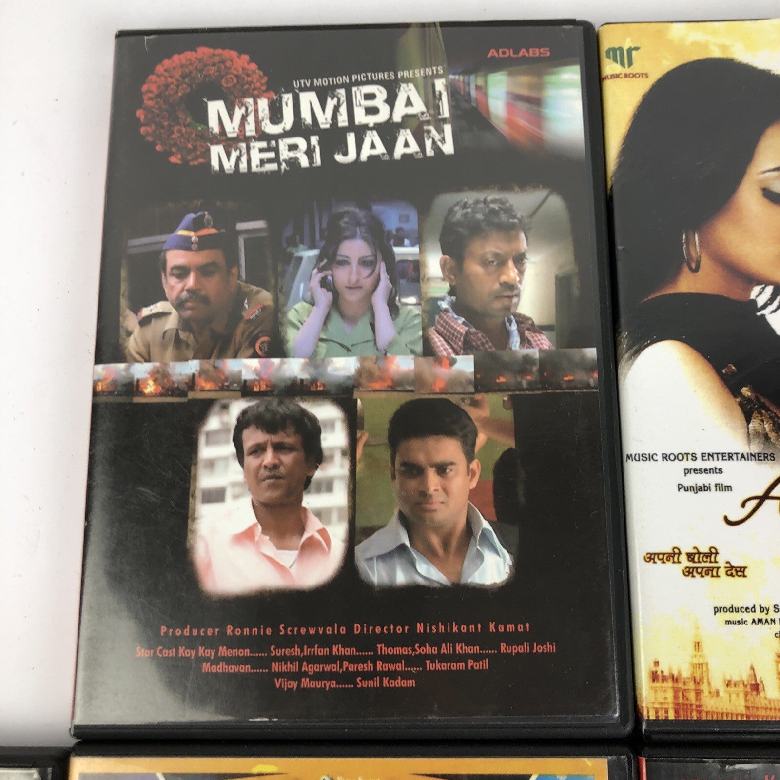 6 x Bollywood DVD + CD MUKHBIIR APNI BOLI APNA DES BLACK CHAMKU MUMBAI MERI JAAN
