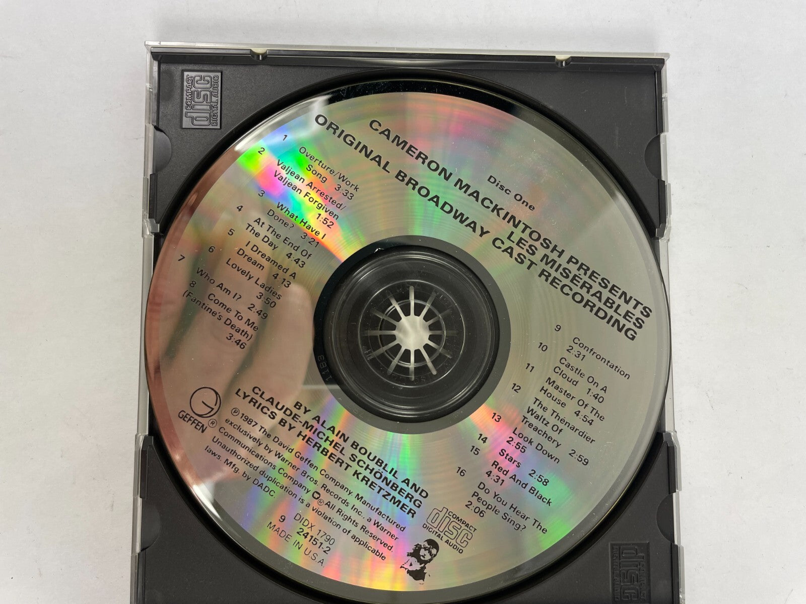 Les Miserables Overture Work CD#72