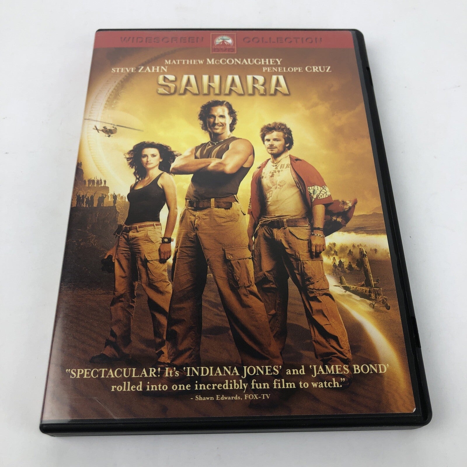 Sahara (DVD, 2005, Widescreen Collection) Matthew McConaughey, Steve Zahn - MINT