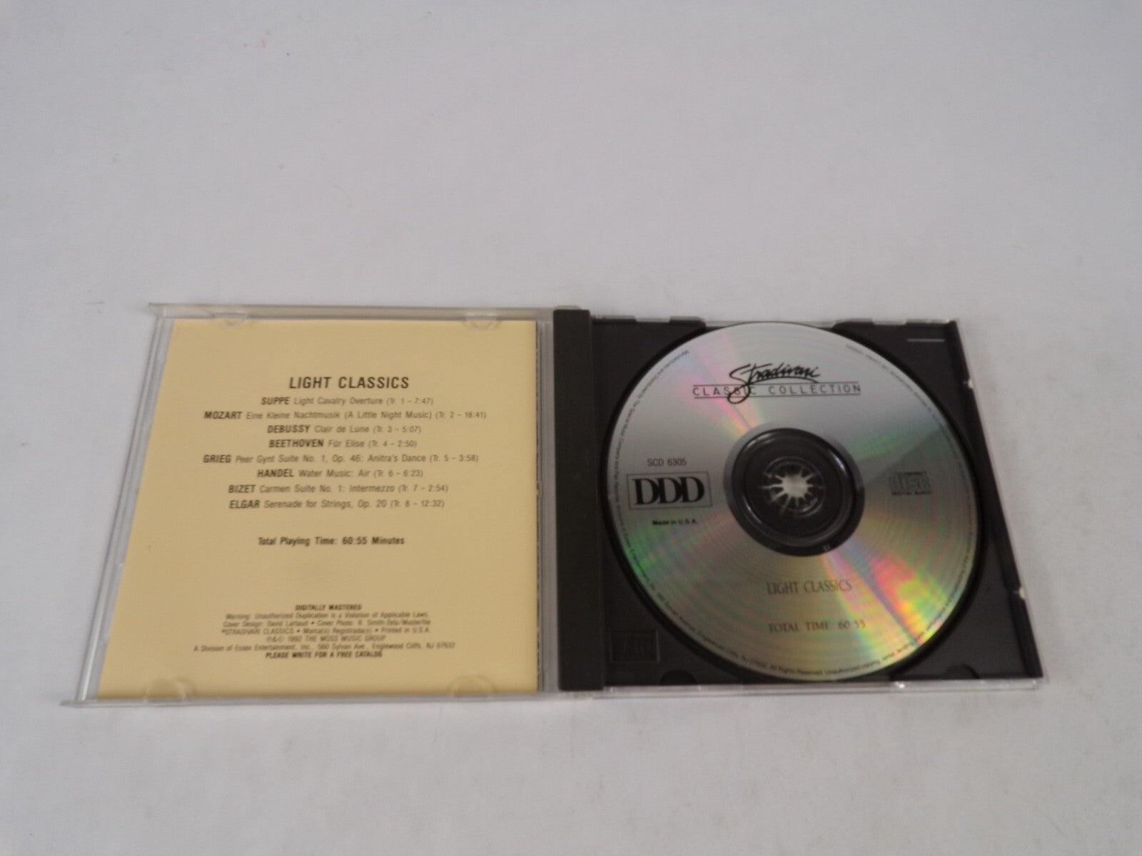 Light Classics Suppe Light Cavarly Oventure Mozart Debussy Handel Bizet CD#54