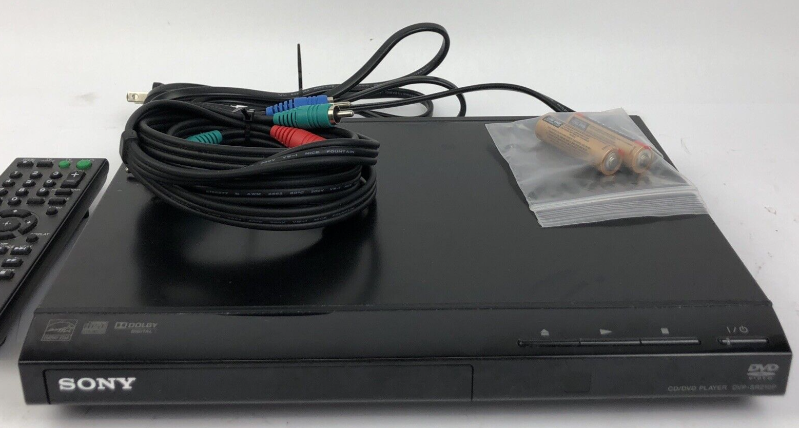 OEM Sony CD / DVD Player DVP-SR210P w Remote Control Sony RMT-D197A * VGC LOOK