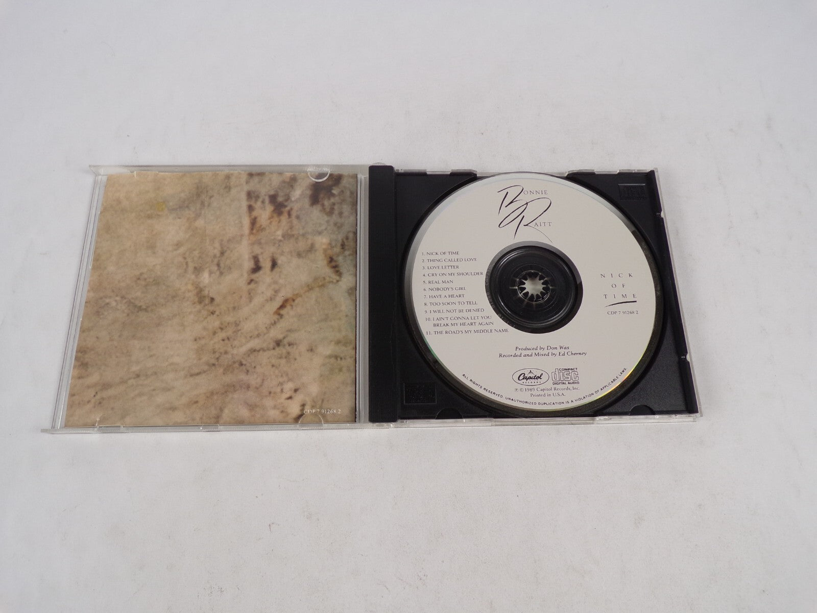 Bonnie Raitt Nick Of Time Thing Called Love Love Letter Cry On mY Shoulder CD#54