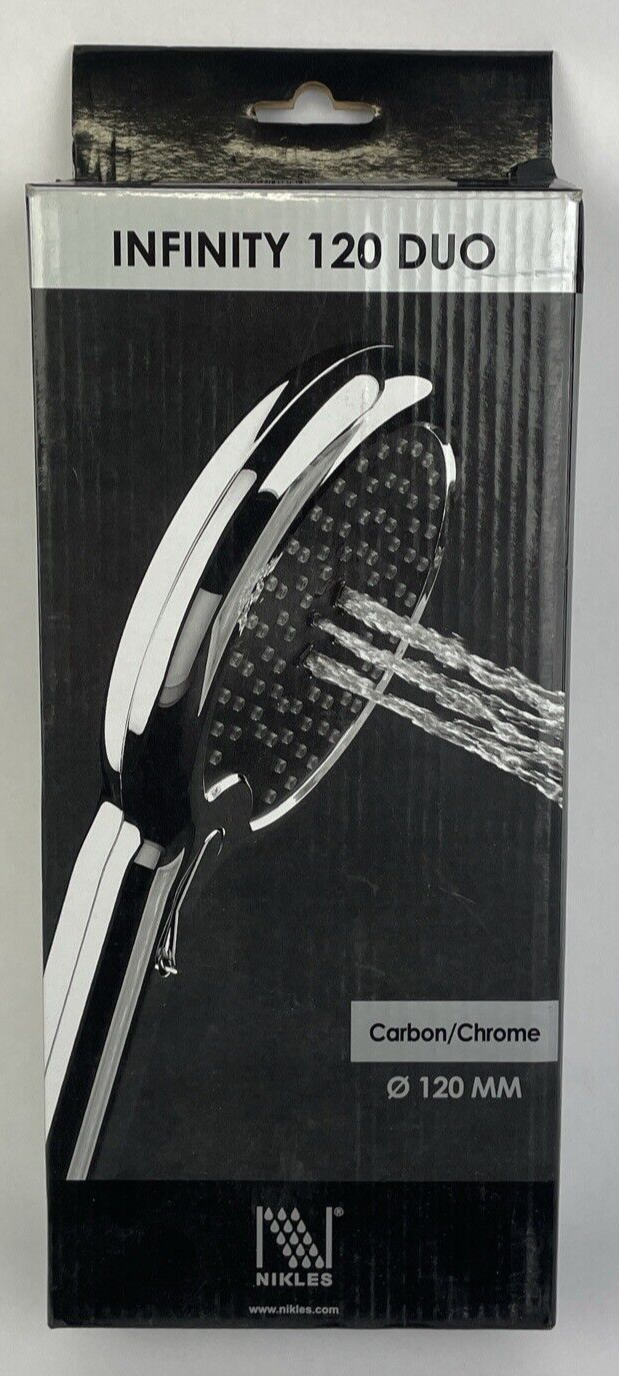 Nikles Infinity Duo 120 dual function handheld shower head chrome