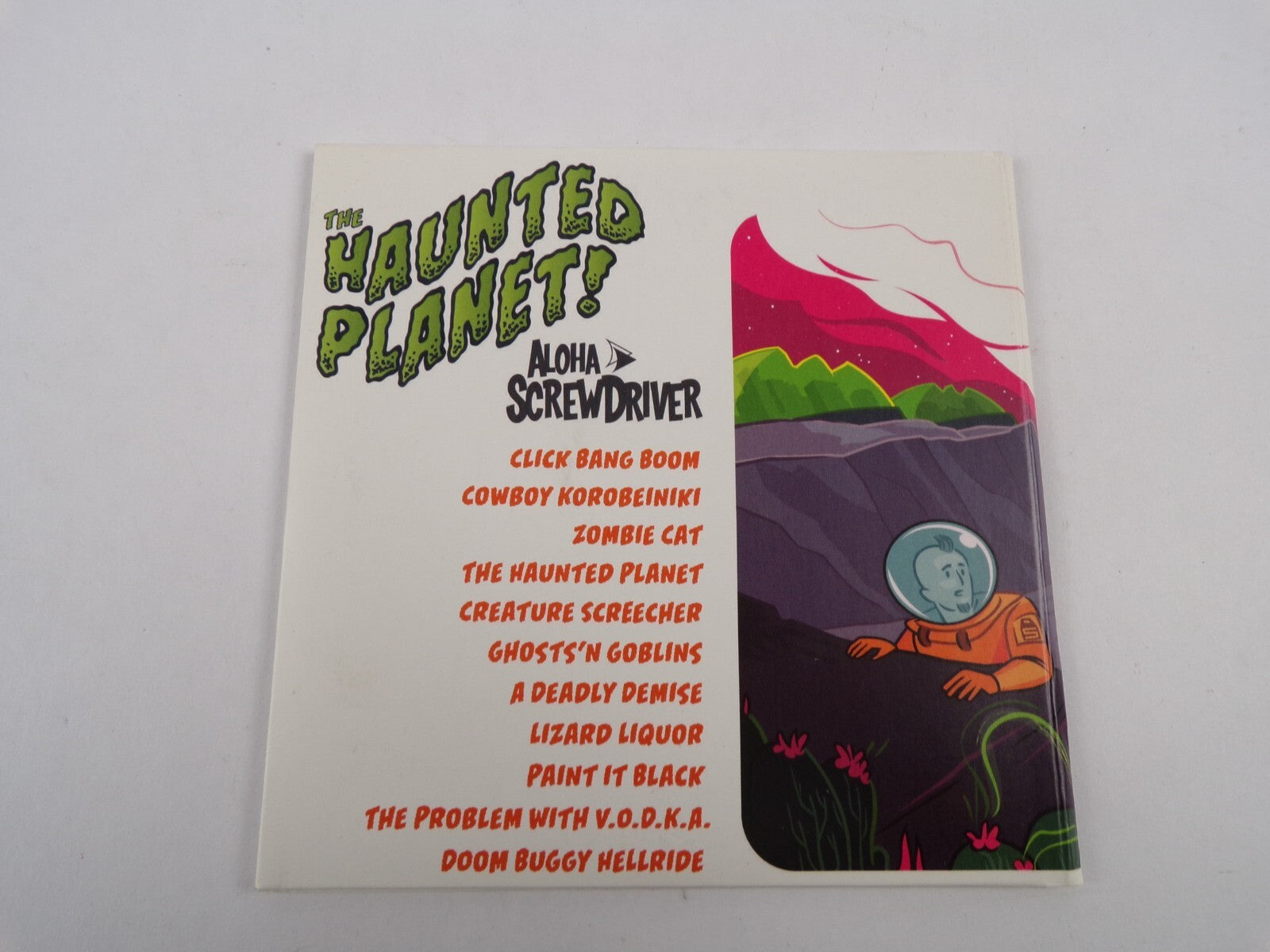 The Haunted Planet Aloha Screwdriver Click Bang Boom Zombie Cat CD#60