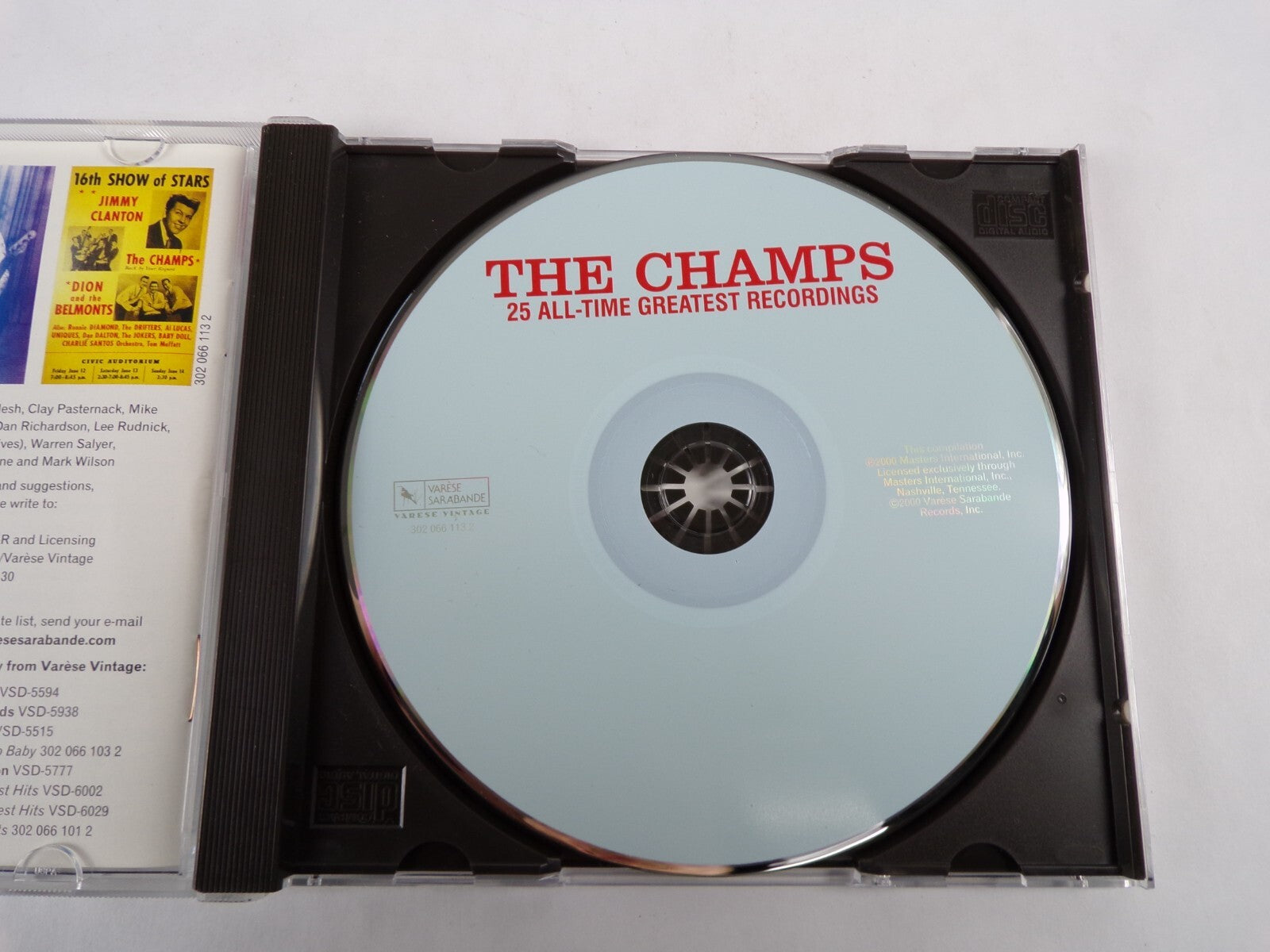 The Champs All Time Greatest Tequila Last Night Chariot Rock Honky Tonk CD#55