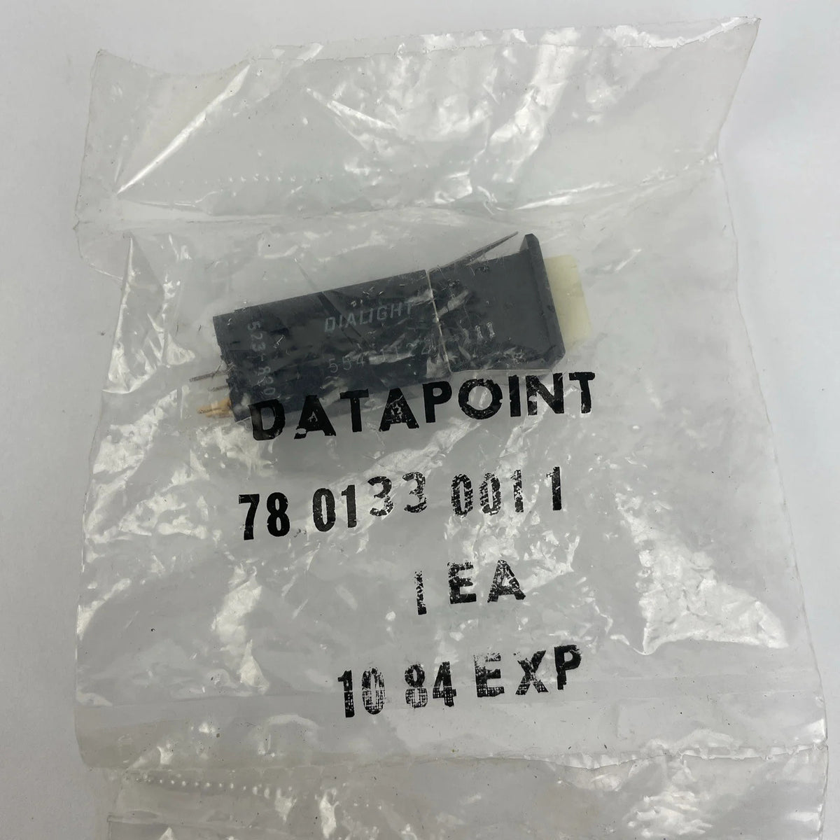 2 Dialight backlit SPDT momentary pushbutton switch. 5 amp, 125v contacts Button