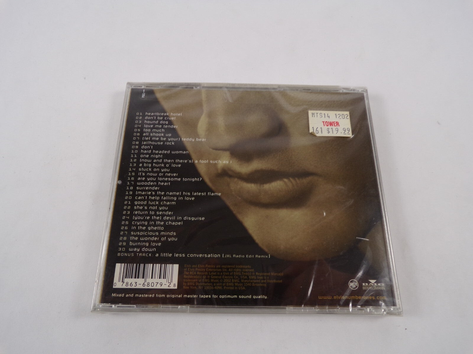 Elvis 30 #1 Hits Bonus Track World Wide #1 Smash Hit ALittle Less Convert CD#45