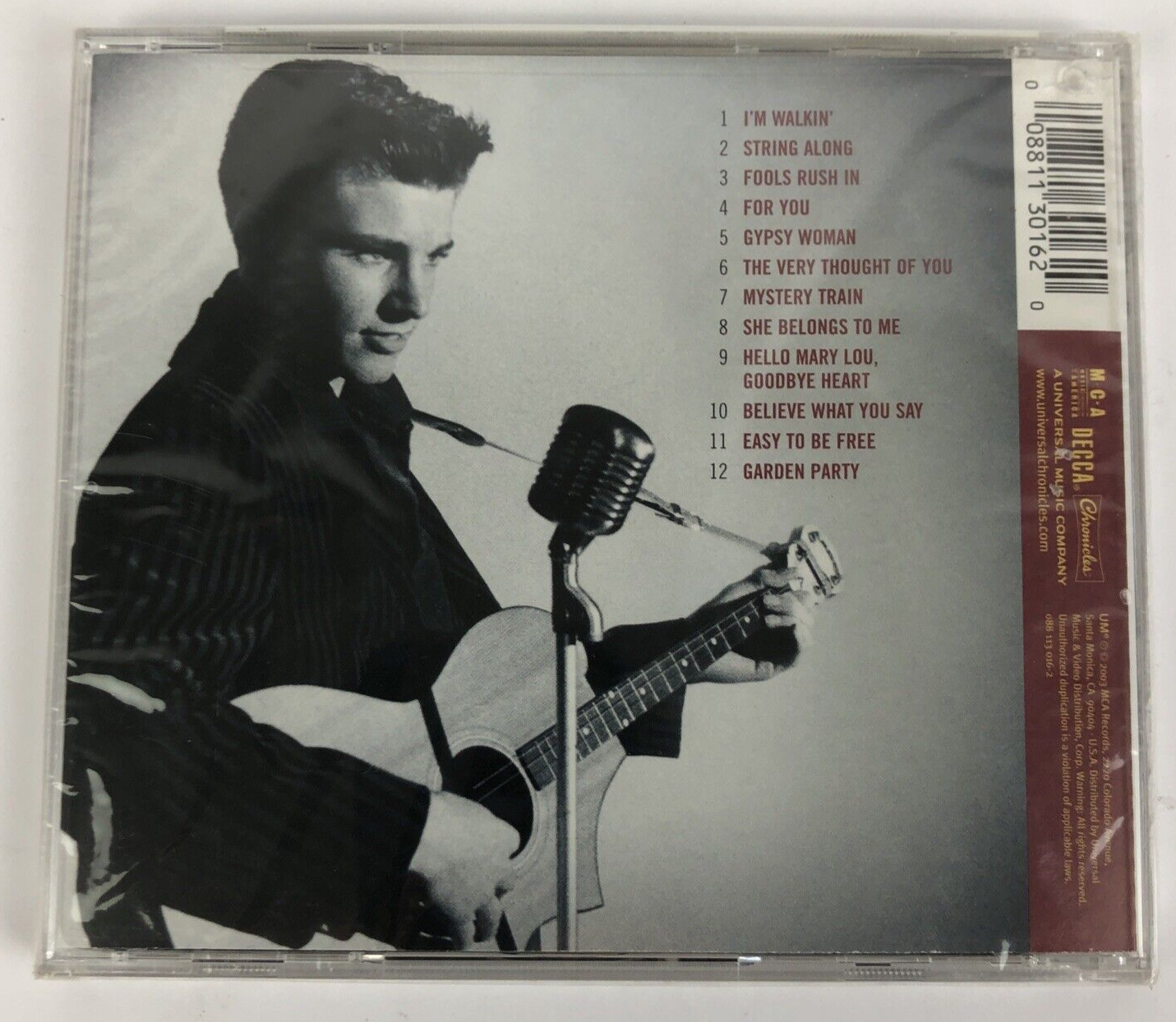 The Best of Rick Nelson : 20th Century Masters: Millennium Collect Audio CD #33