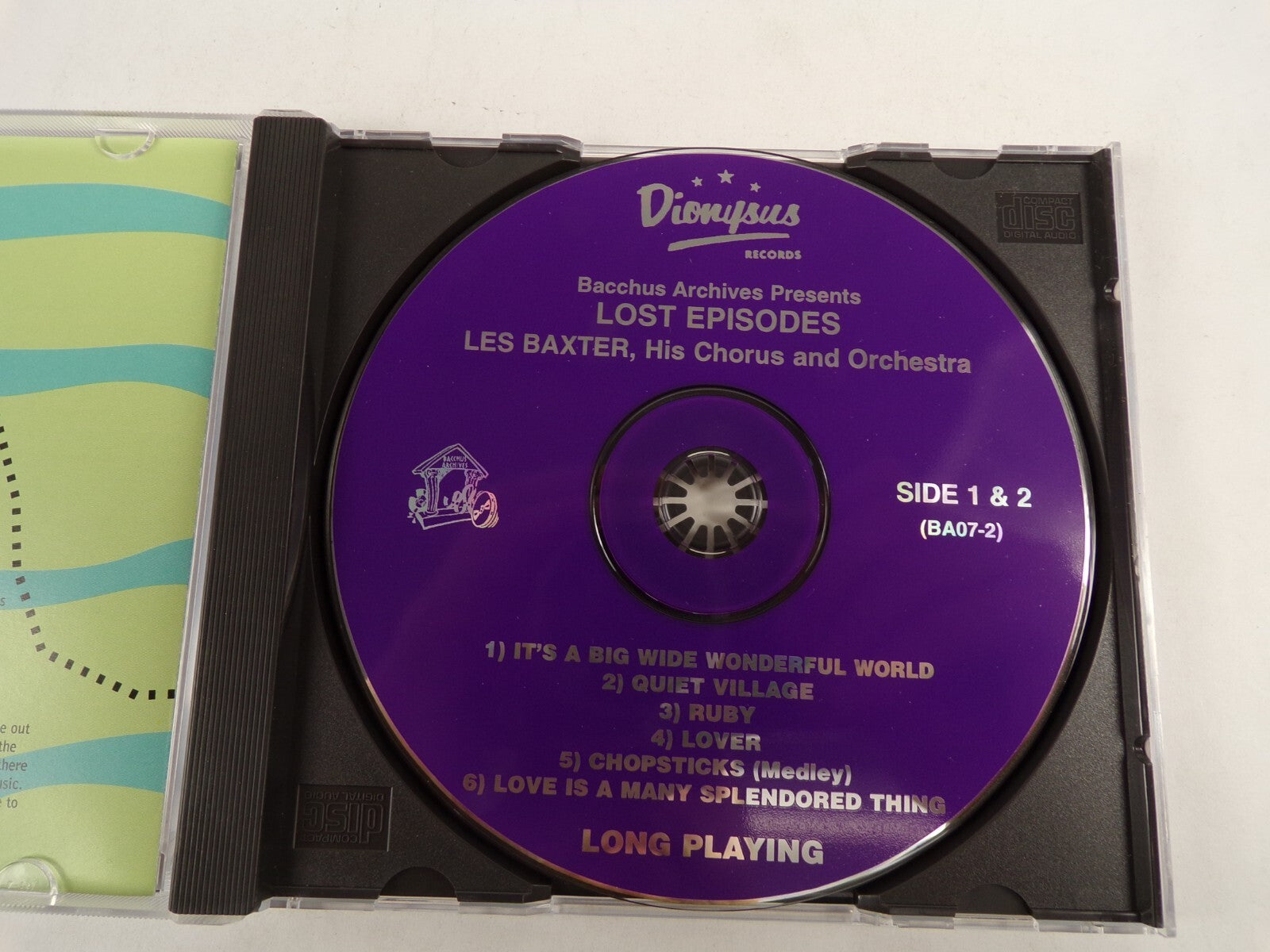 The Lost Episode Of Les Baxter Ruby Lover Chopsticks Quiet Village CD#51