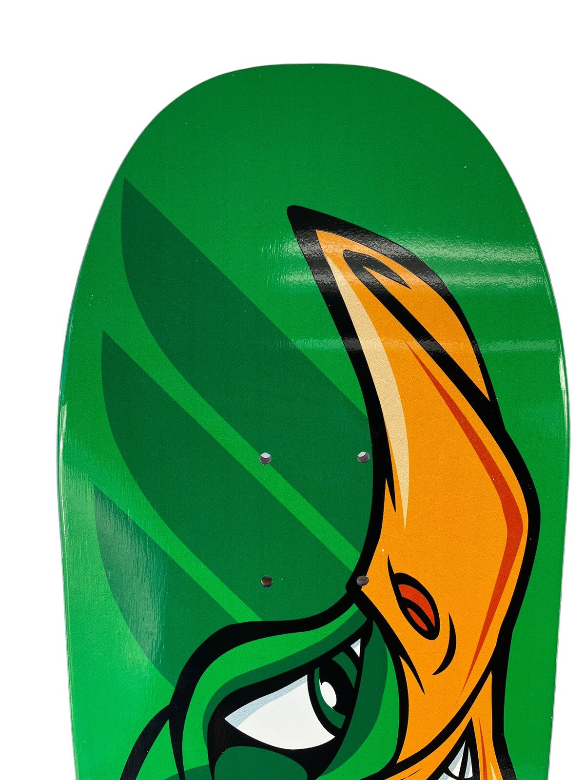 Raging Duck Racing premium shaped pool skateboard deck 8.9 x 32.5 inches.