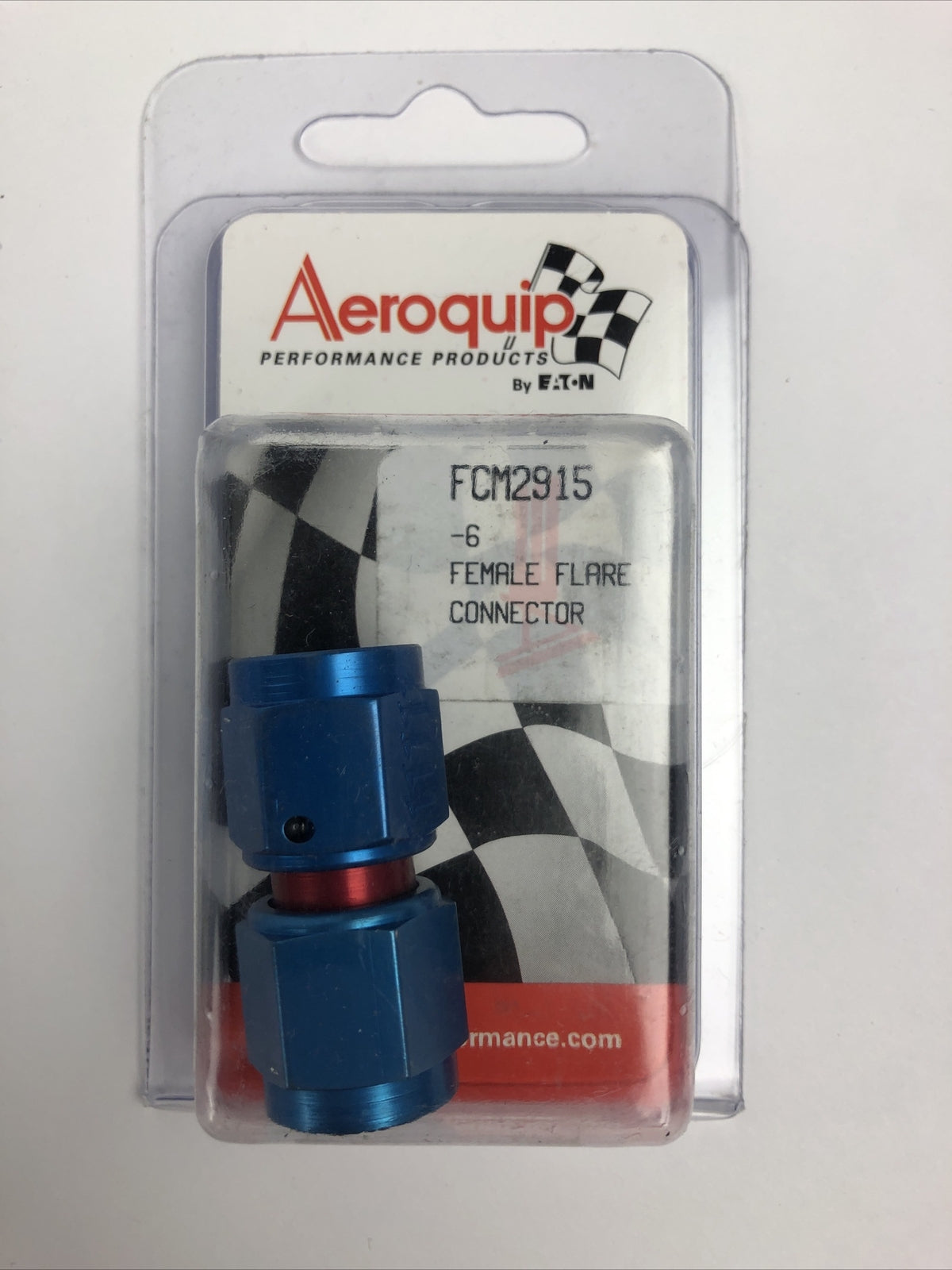 Eaton Aeroquip FCM2915 Flare Swivel Adapter Fitting Female Aluminum 06 AN-06 AN