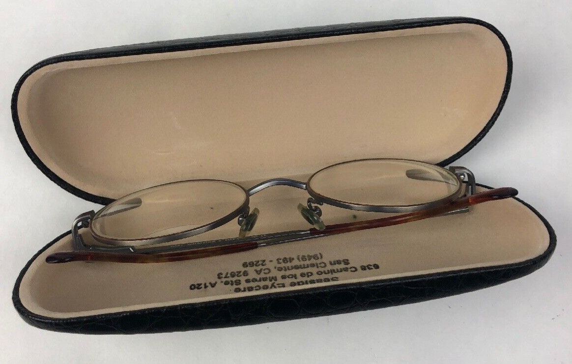Hart Schaffner & Marx Eyeglass Frame 705 Blonde Weave 150mm Tortoise Japan