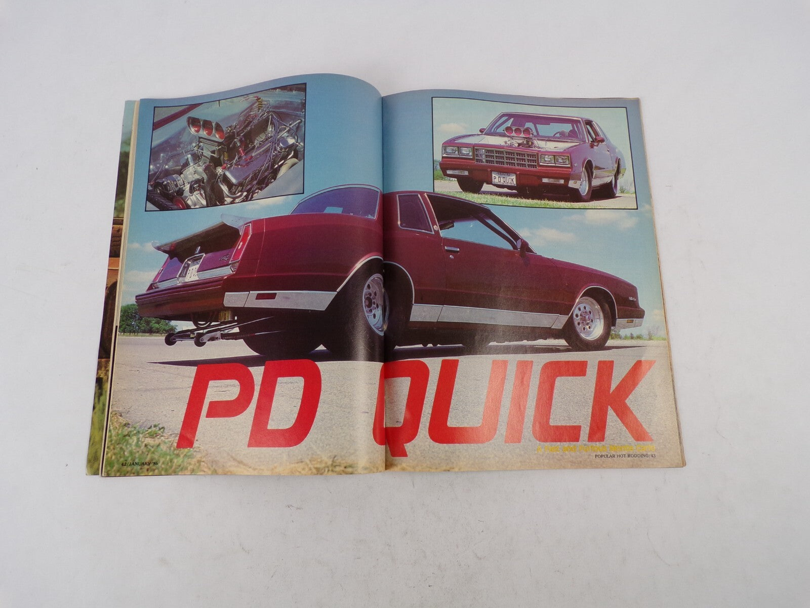 January 1985 Hot Rod Magazine Disc Brakes For '55 To '57 Chevy Shelby's Special