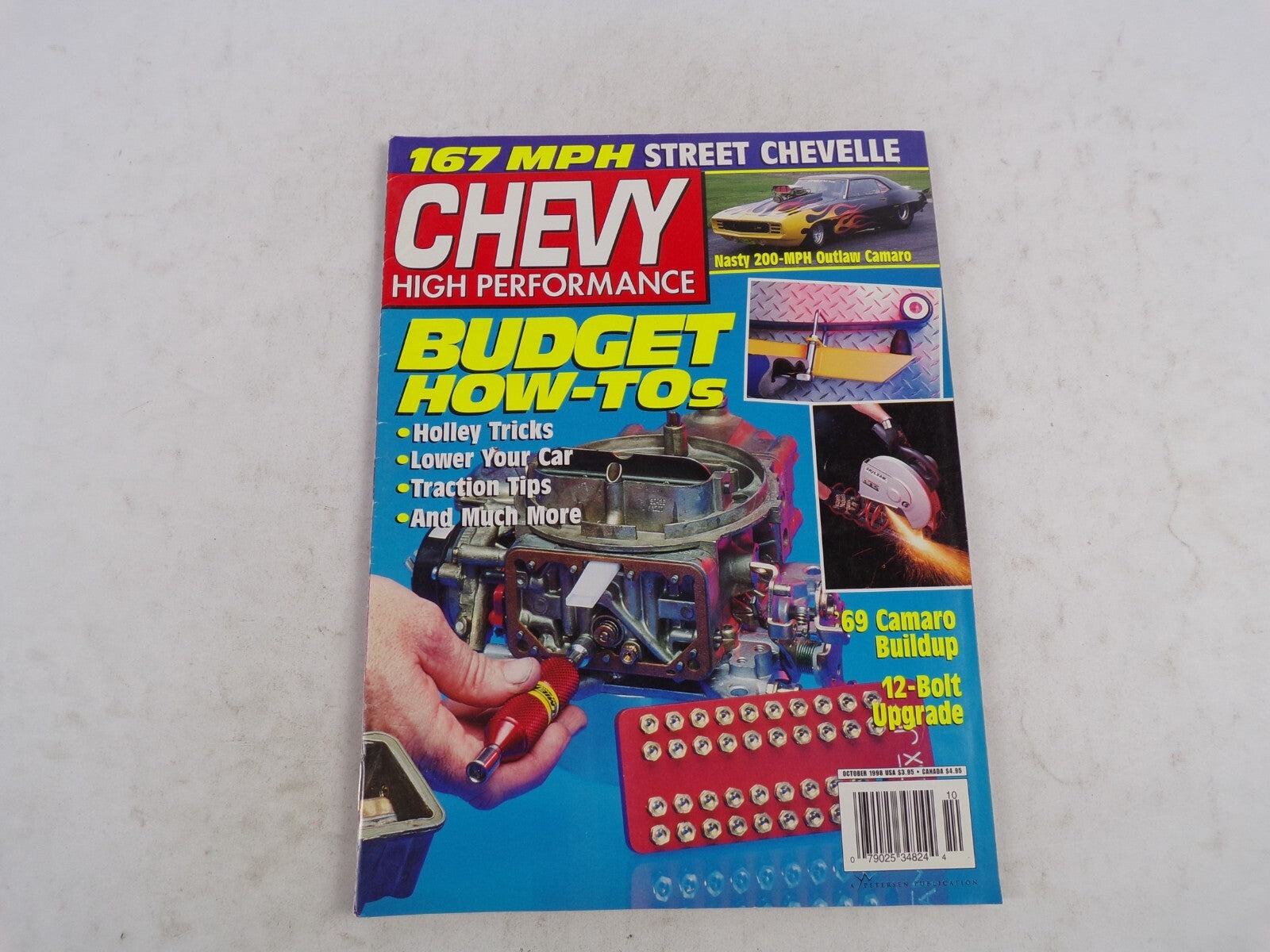 October 1998 Chevy High Performance Budget How-Tos 167 MPH Street Chevelle Holle