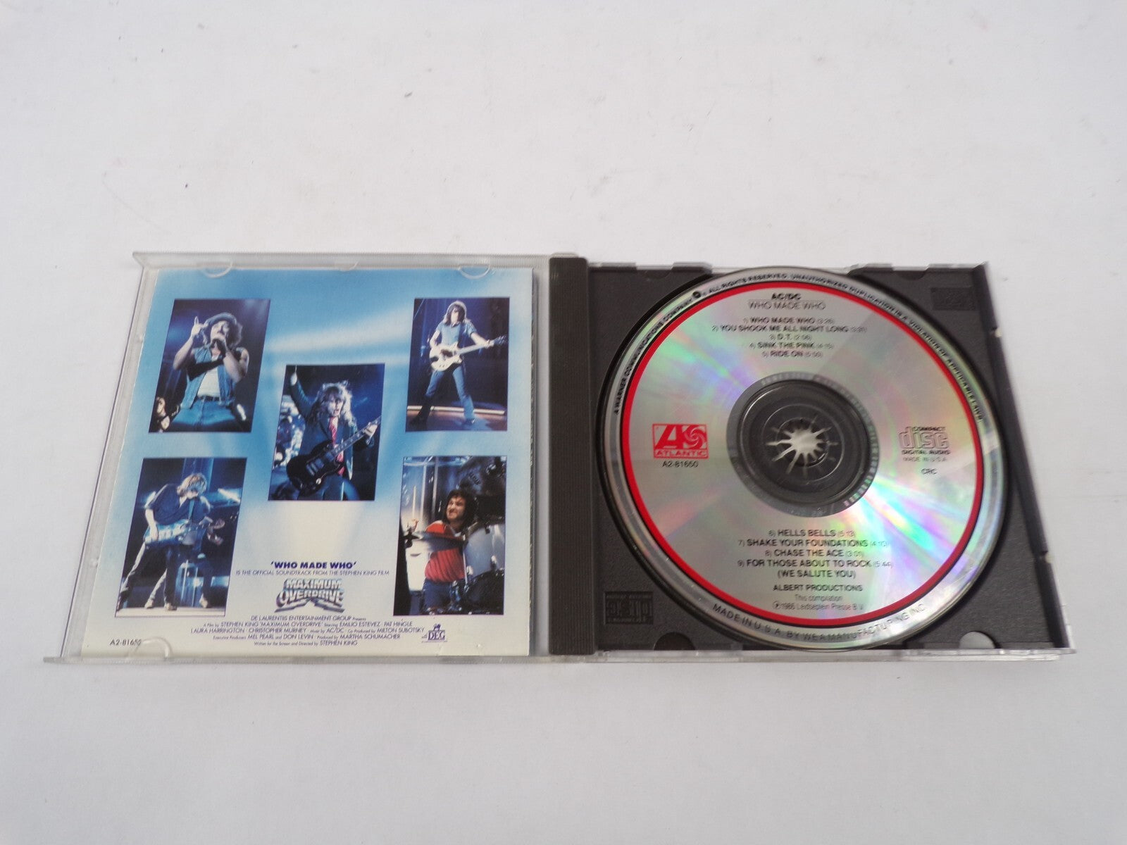 Who Made Who You Shook Me All Night Long Sink The Pink Ride on Hells Bells CD#26
