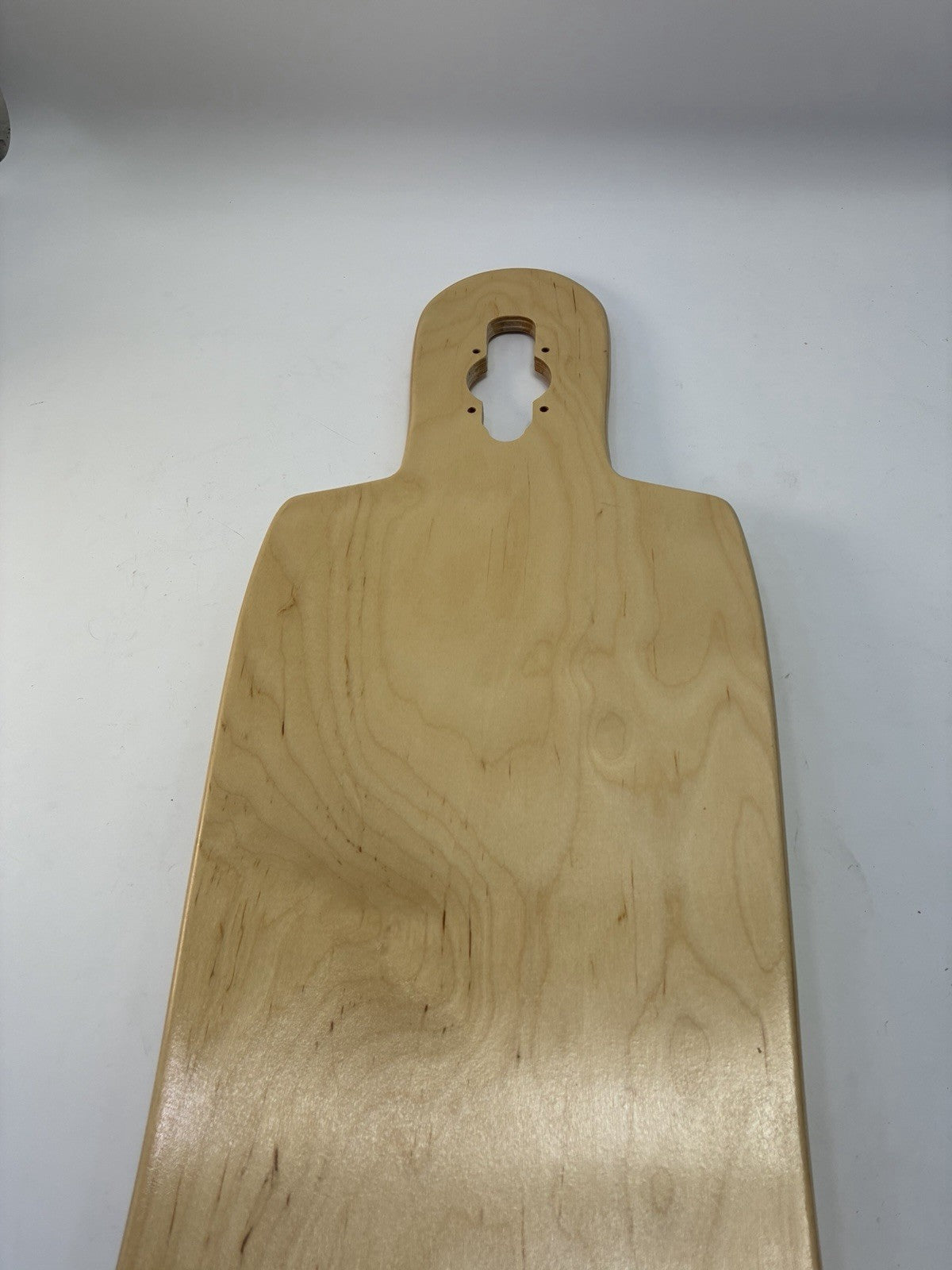 Drop Through Longboard Deck 42.5" x 9.75" 8 Ply Hard Rock Maple Natural Blank