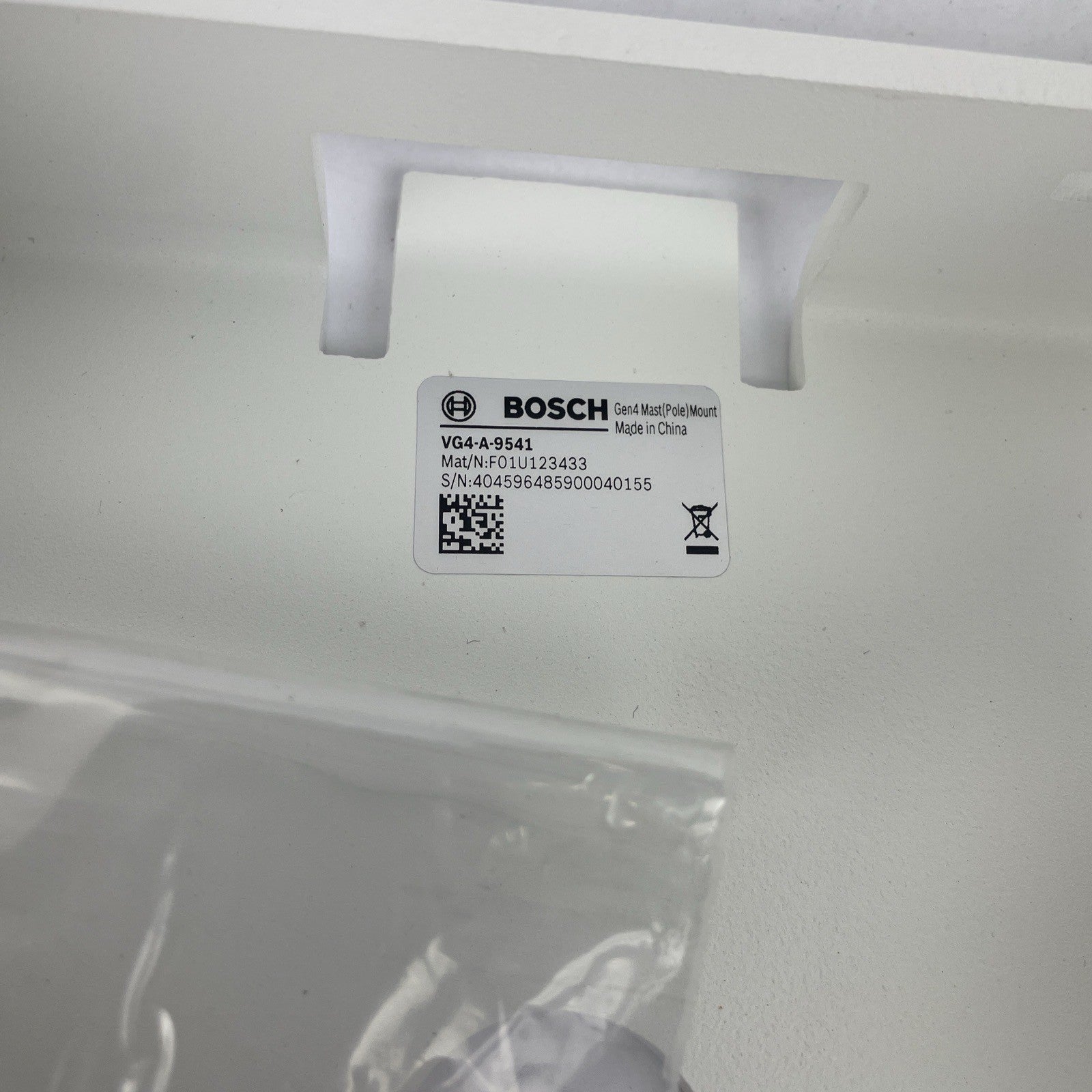 OEM Bosch VG4-A-9541 Pole Mount for Use with Pendant Arm Style Power Supplies