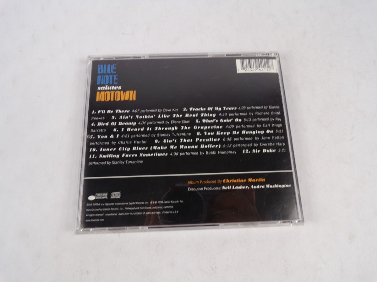 Blue Note Salutes Motown I'll Be There Tracks Of My Tears Ain't Nothin' LikCD#15
