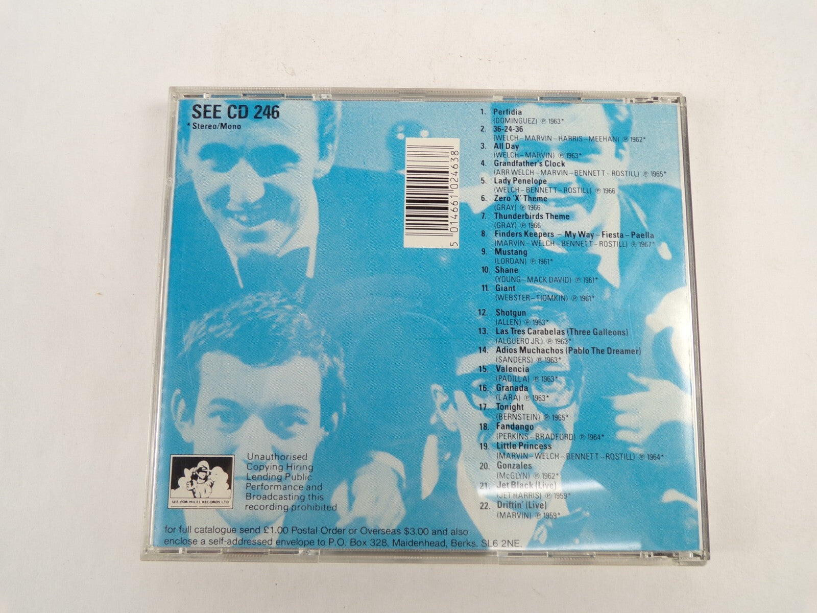 The Shadows The Ep Collection See For Miles Records Perfidia CD#52