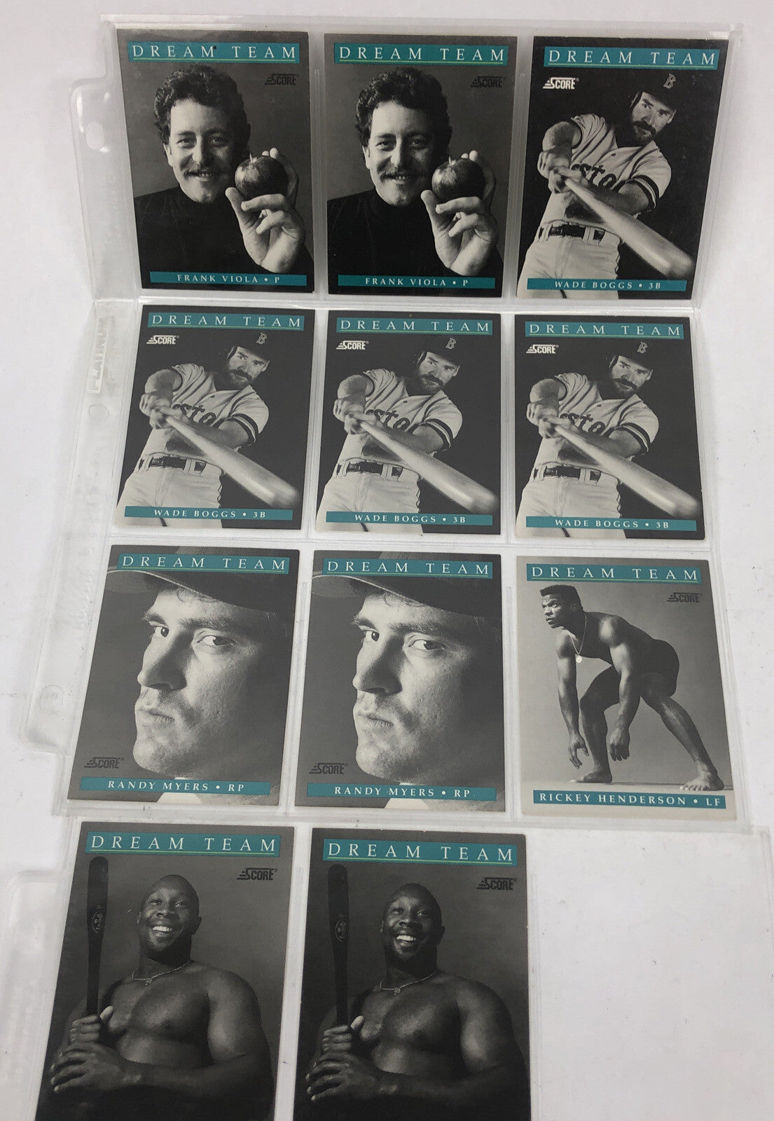 Score 1991 Lot of 300+ Baseball Cards Mint Condition Not Graded, See Images