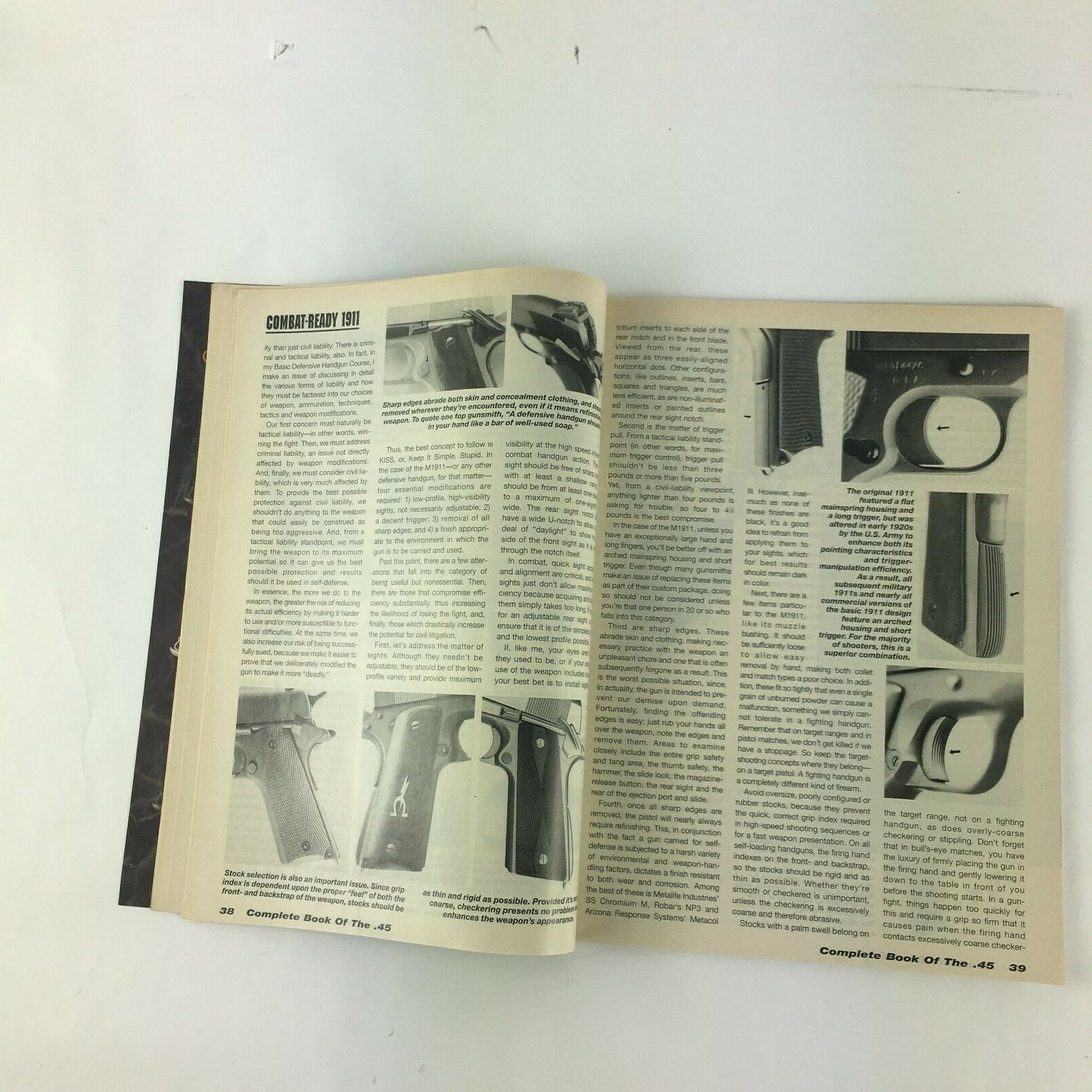 October 1998 Guns & Ammo Magazine Awesome Autos Ruger's Bisley Vaquero P.08/.45