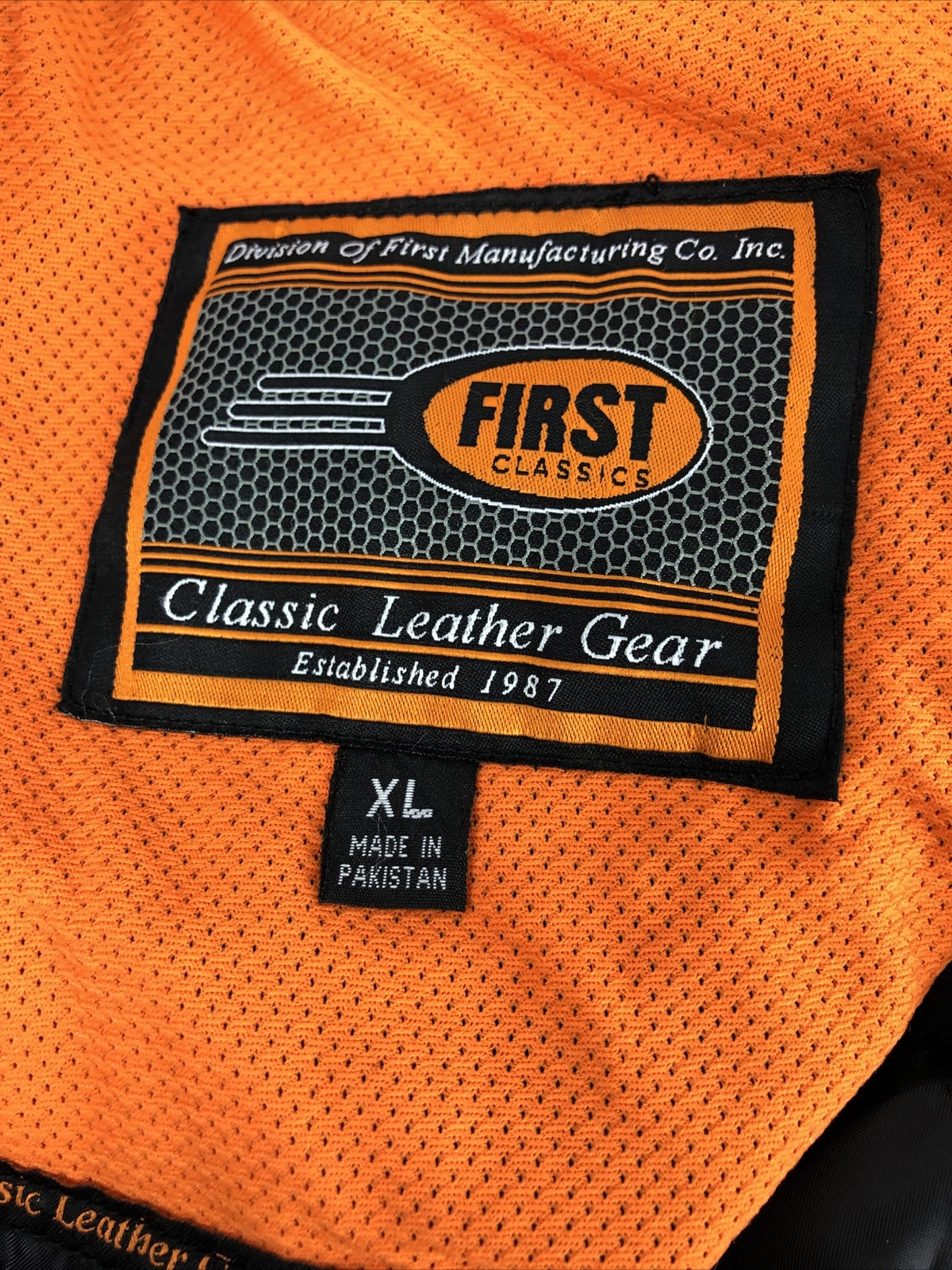 First Manufacturing Co. Padded Jacket With Removable Liner XL Extra Large