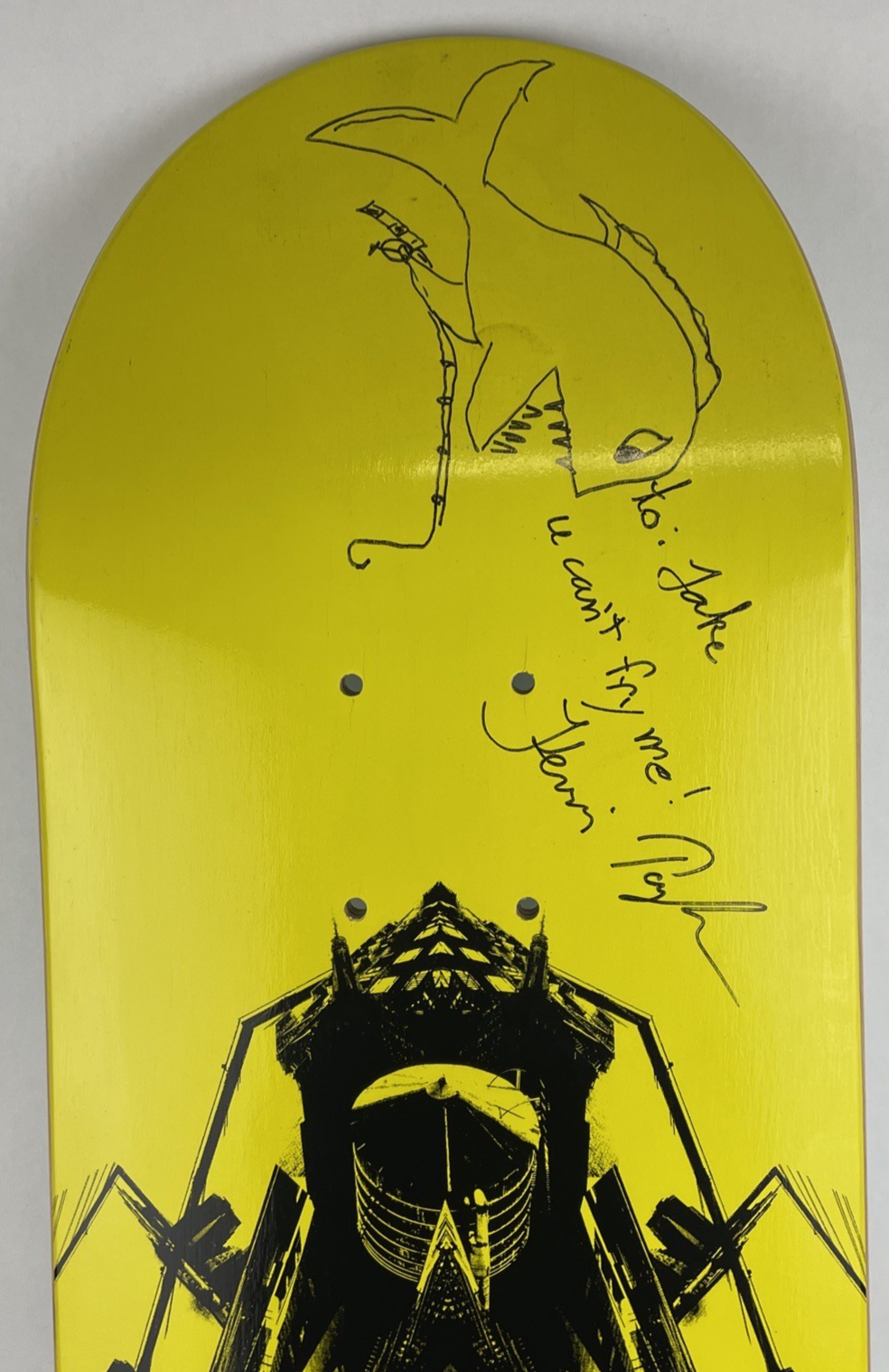 Zoo York Skateboard Deck KEVIN TAYLOR Signed Personalized Cockroach Series 8"