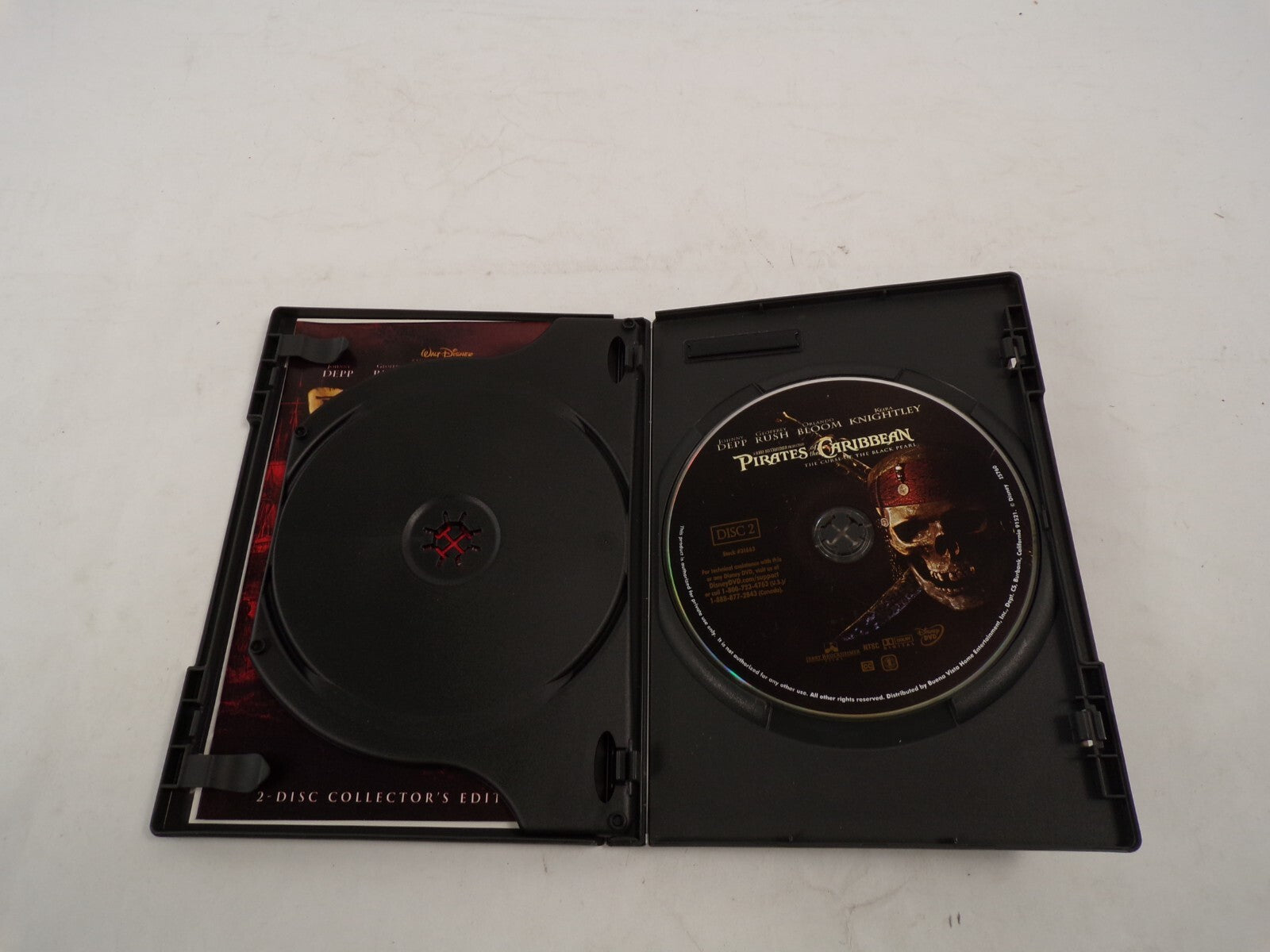 Pirates of the Caribbean The Curse Of The Black Pearl Johny Depp DVD Movies