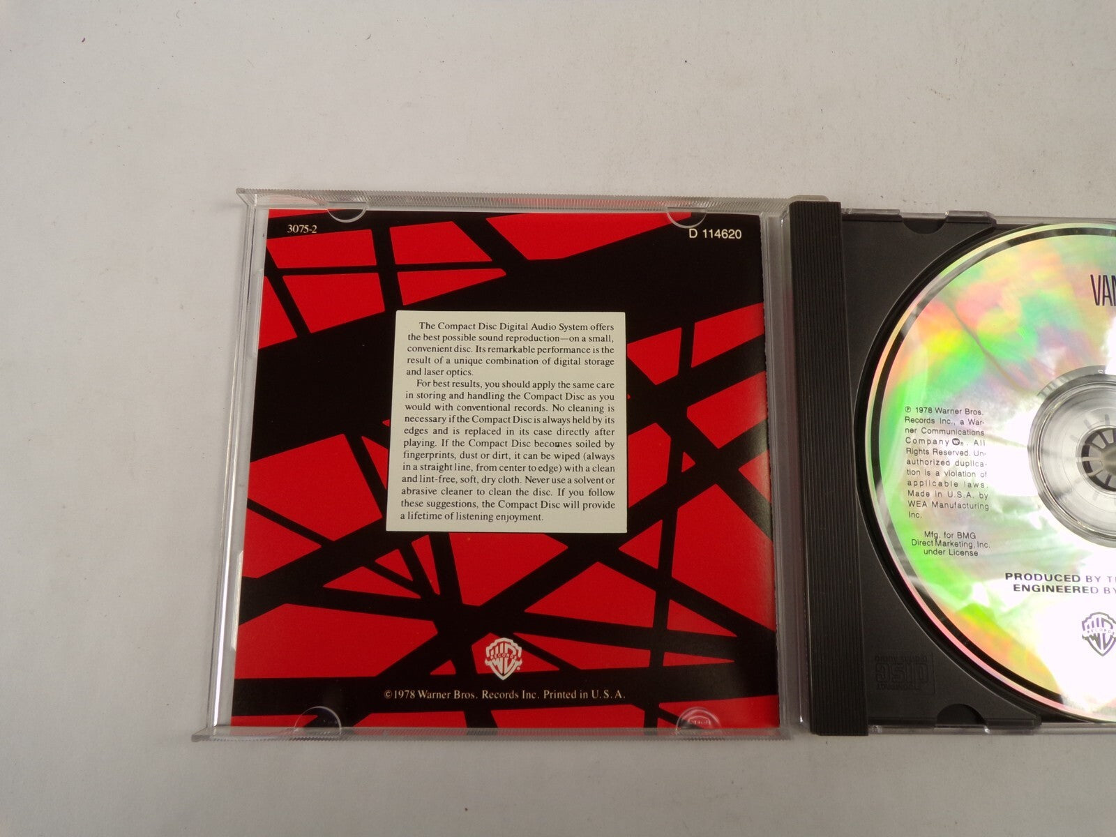 Van Halen Eruption On Fire I'm The One Jamie's Cryin' Atomic Punk CD#53