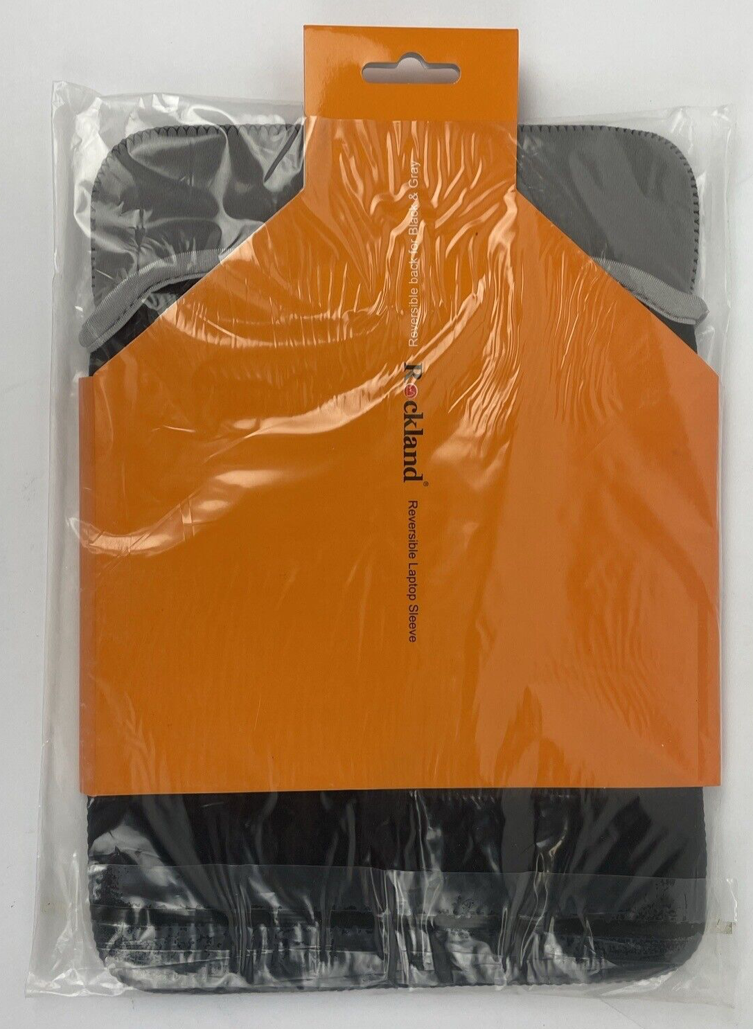 NEW Rockland iPad Reversible Sleeve Neoprene Slimline Design 8" X 11" Black/Gray