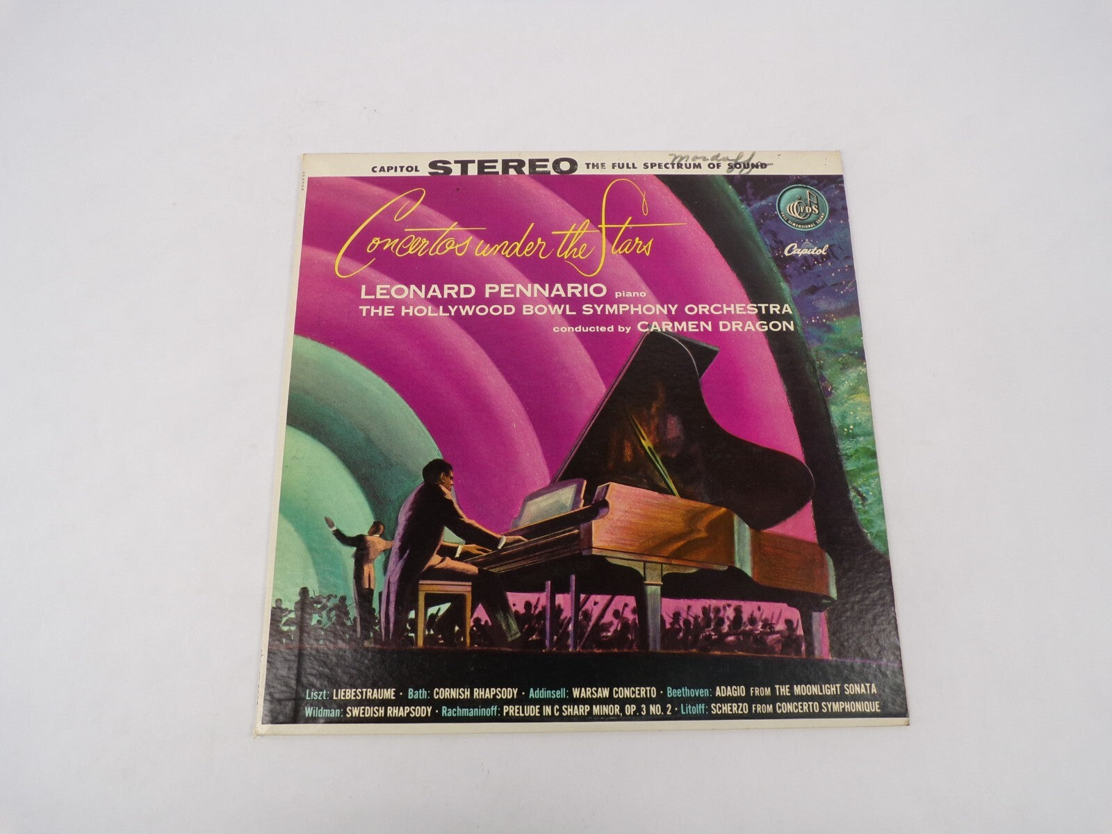 Concertos Under The Stars Wildman Rachmaninoff Bath Liszt Vinyl Record