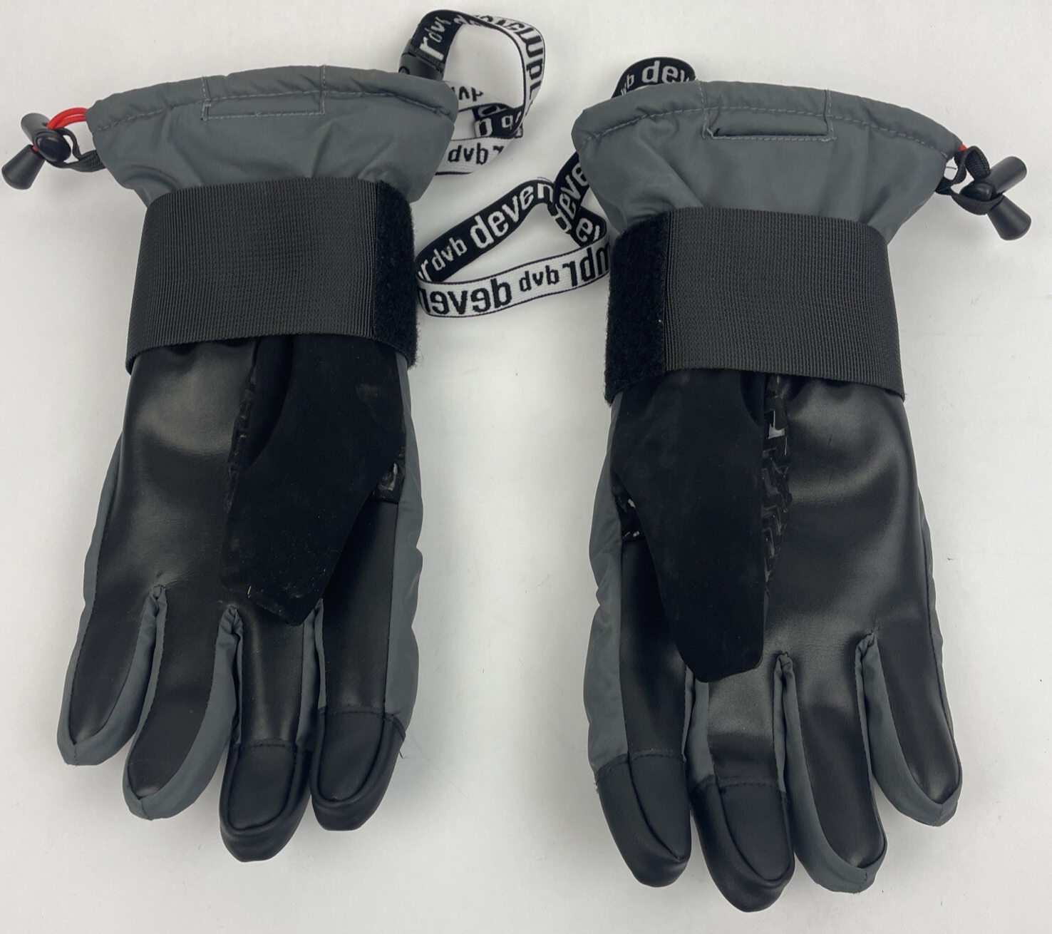DEVEMBR BLACK Snow Gear Gloves Thinsulate Wrist Protection w Pockets X-Small