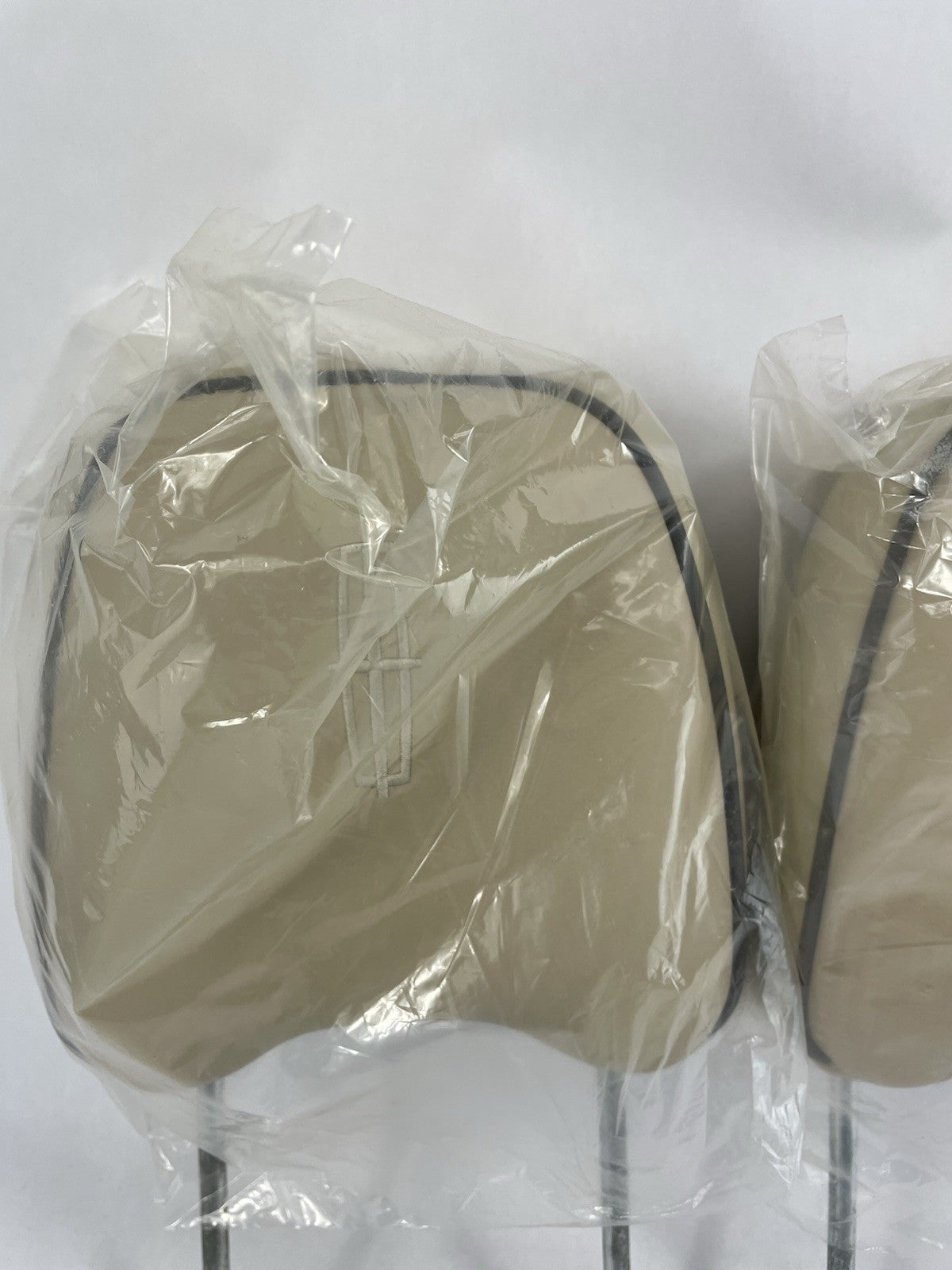 OEM Lincoln Navigator front headrest tan beige leather 2007-2014