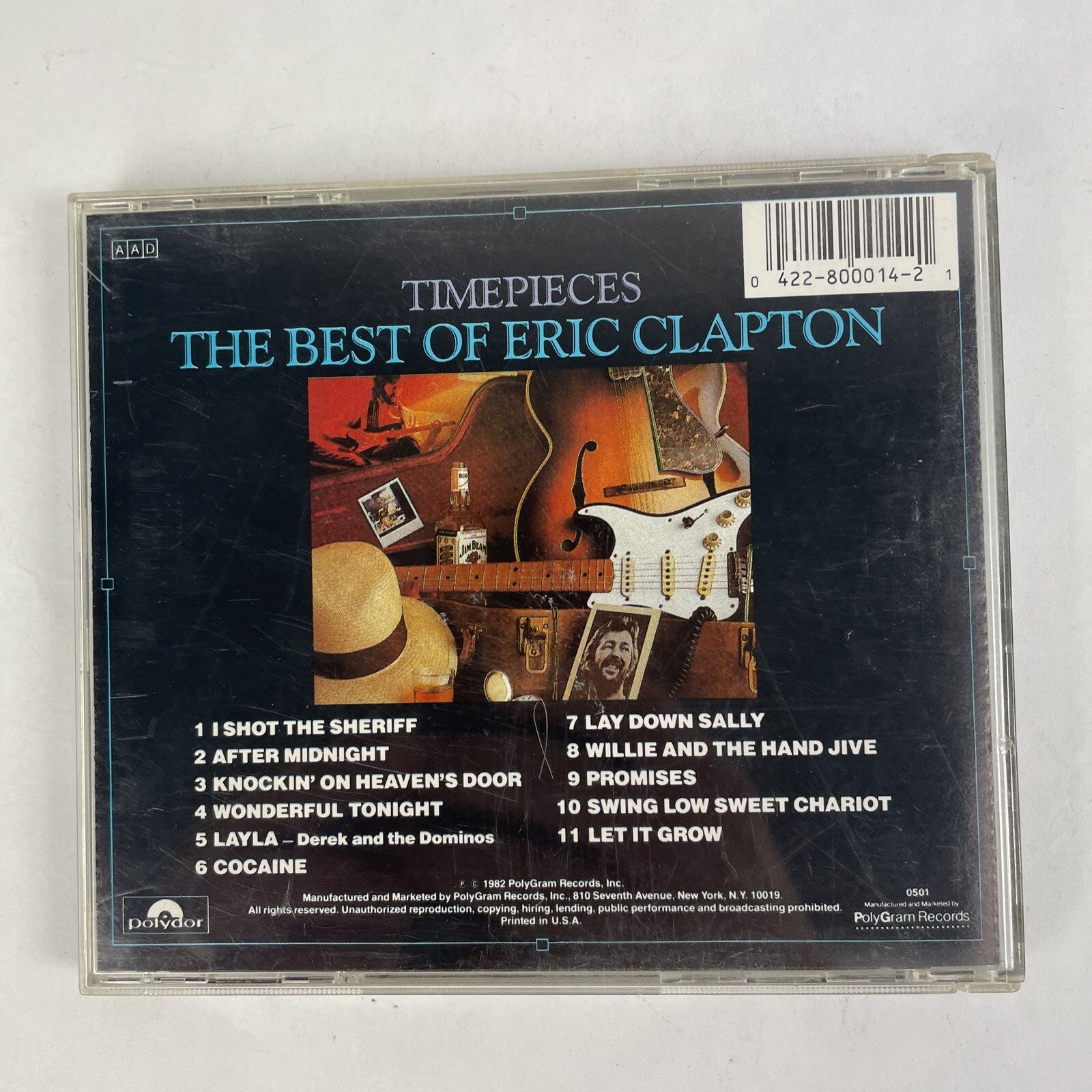 ERIC CLAPTON - Timepieces /The Best Of Eric Clapton CD #17