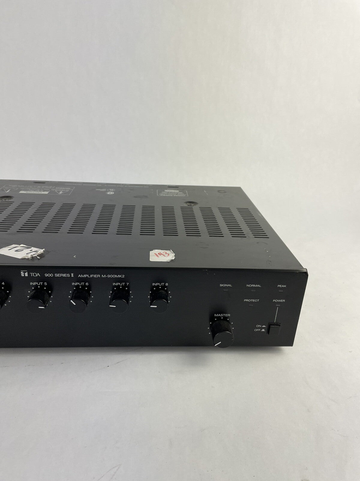 TOA M-900MK2 900 Series II 30W 8-Channel Mixer Amplifier - Untested