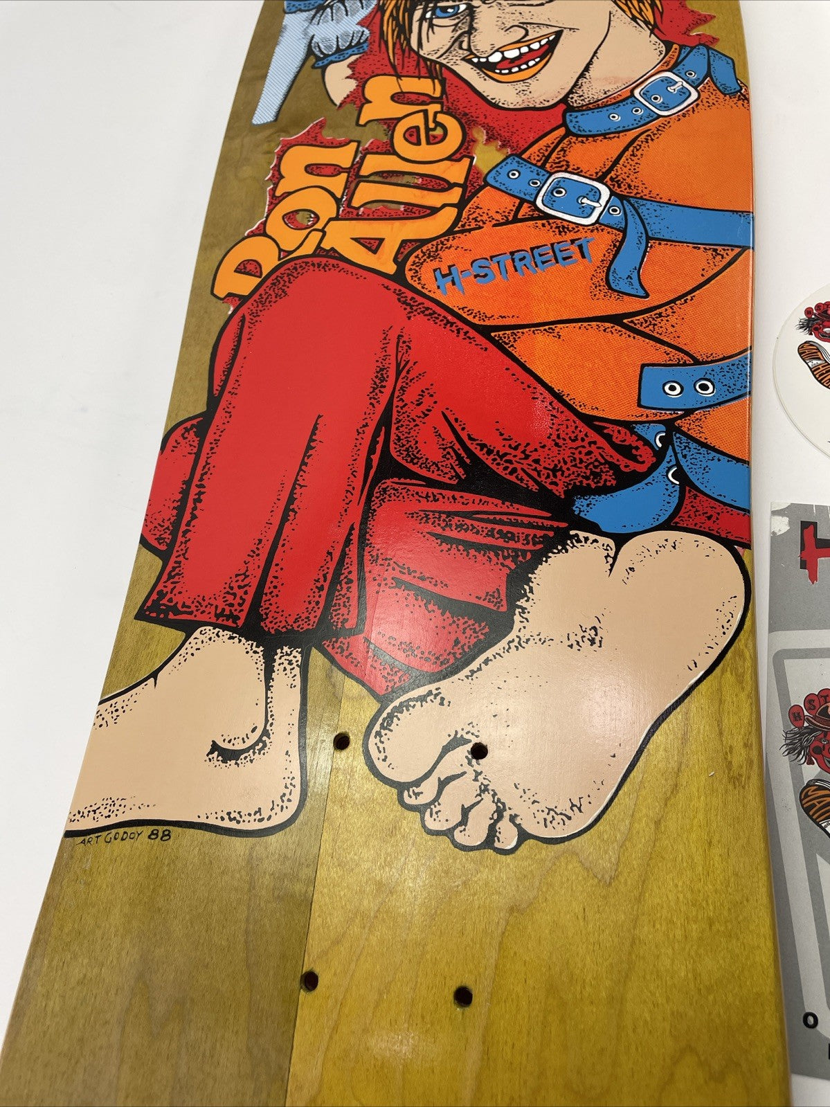 RON ALLEN "INSANE" RE-Issue Deck H-Street Skateboards Watson Laminates 07 / 166