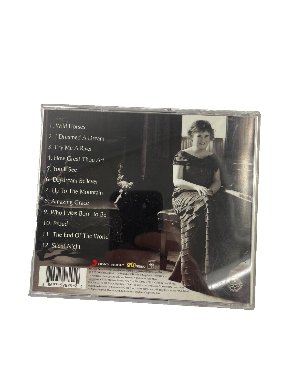 I Dreamed A Dream Susan Boyle Wild Horses You'll See Cry Me A River CD#14