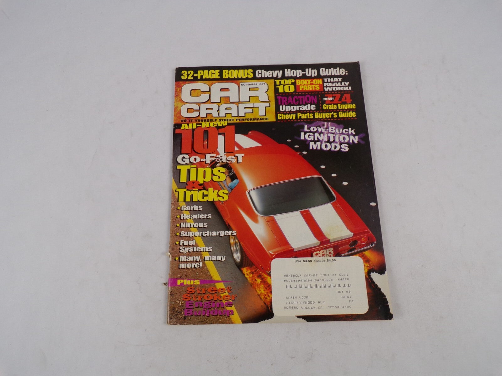 November 1997 Car Craft 32-Page Bonus Chevy Hop-Up Guide: All-New 101 Go-Fast