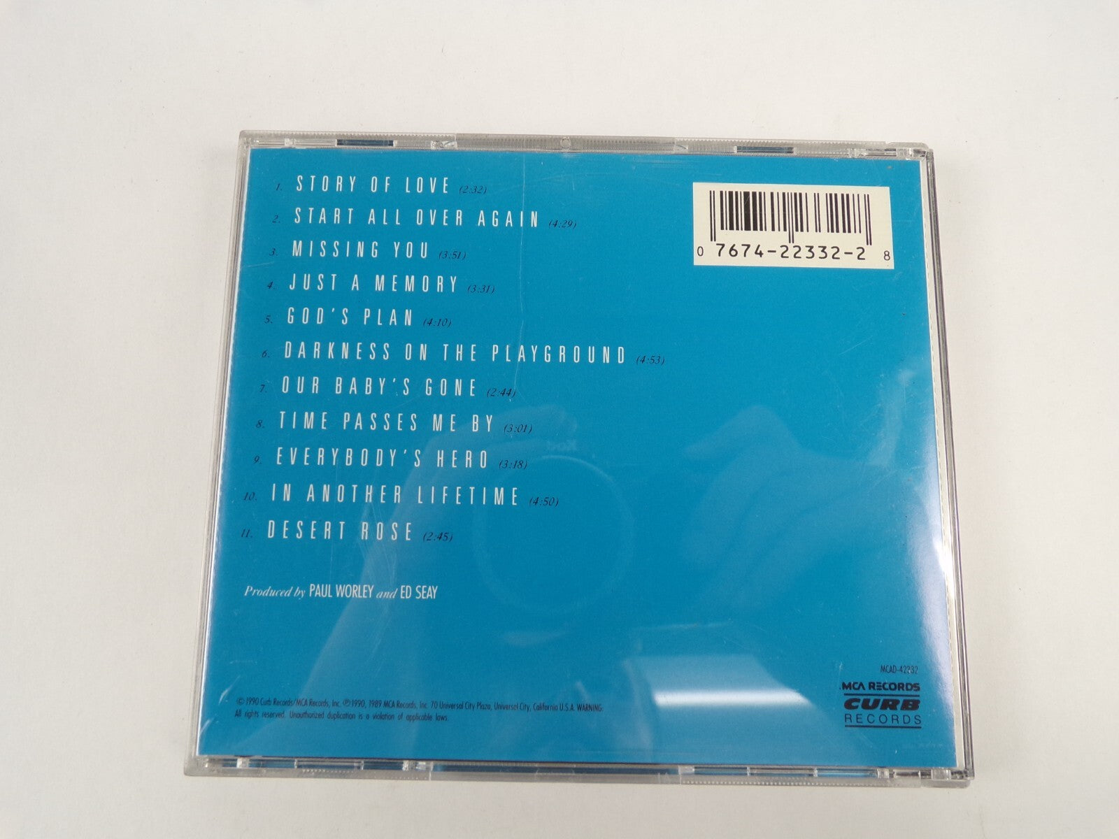 Desert Rose Band Pages Of Life Story Of Love Missing You God's Plan CD#46