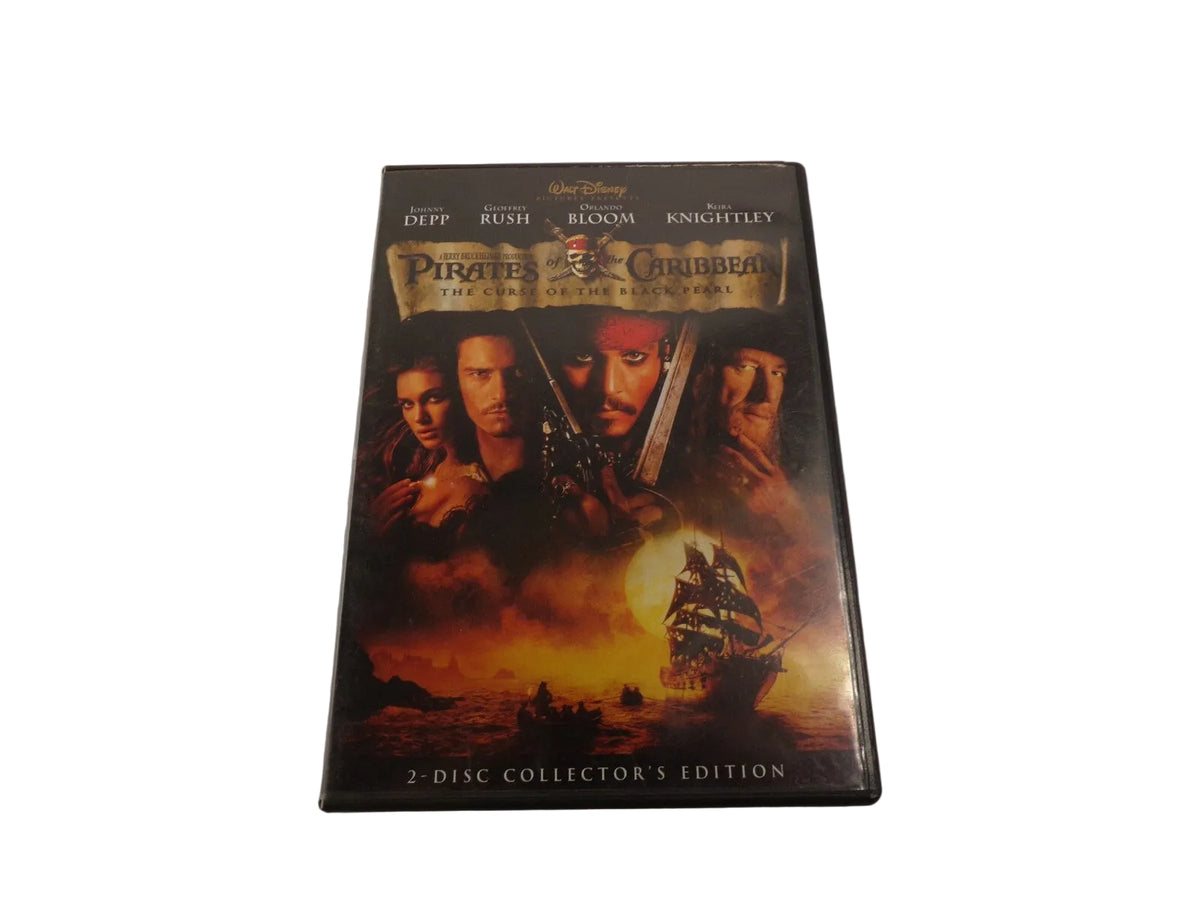 Pirates of the Caribbean Curse of the Black Pearl DVD Johnny Depp