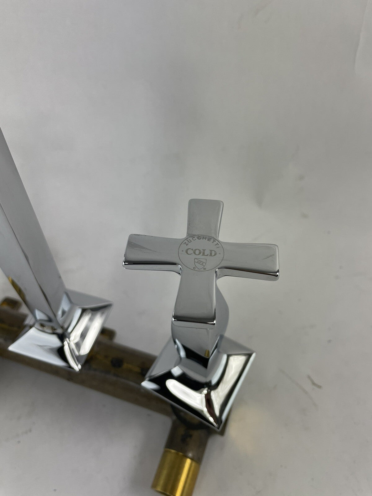 Zucchetti Bellagio ZB1699 wall mounted 3 hole basin mixer with rough in valve