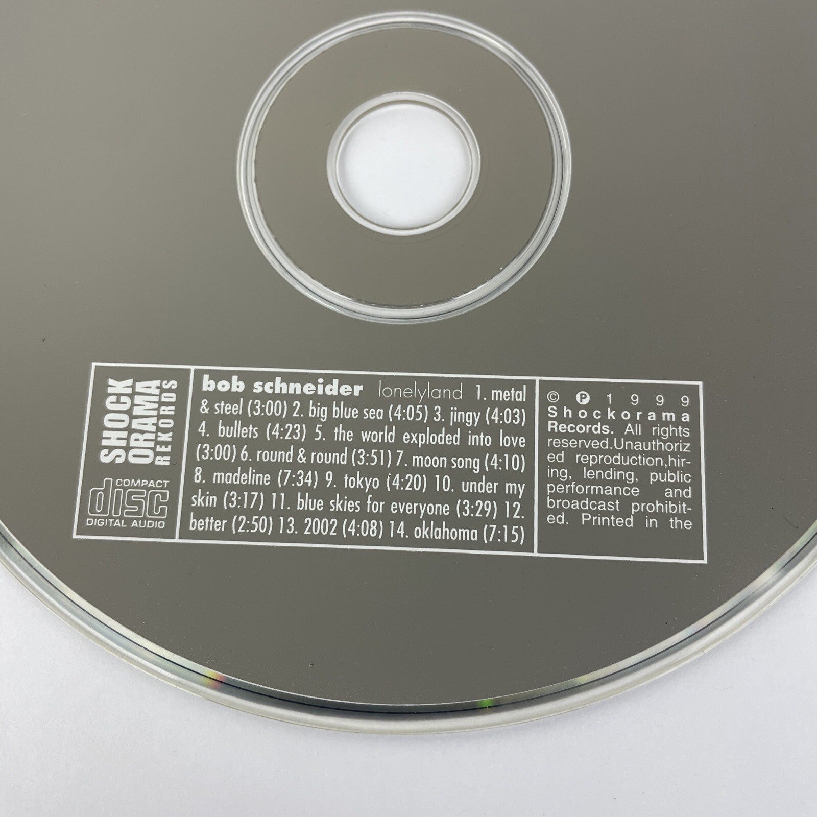 2 x Bob Schneider Digital Audio CDs - Lonely Creatures, 2009 - Lonelyland, 1999