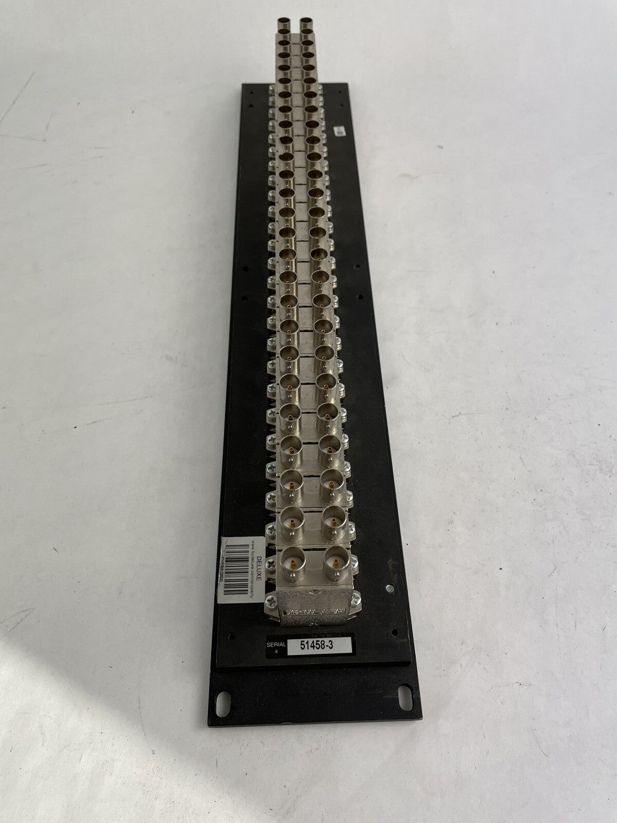 Bittree B52T-2WNHD 2x26 2RU Panel Black Normalling NonTerminating Audio Patchbay